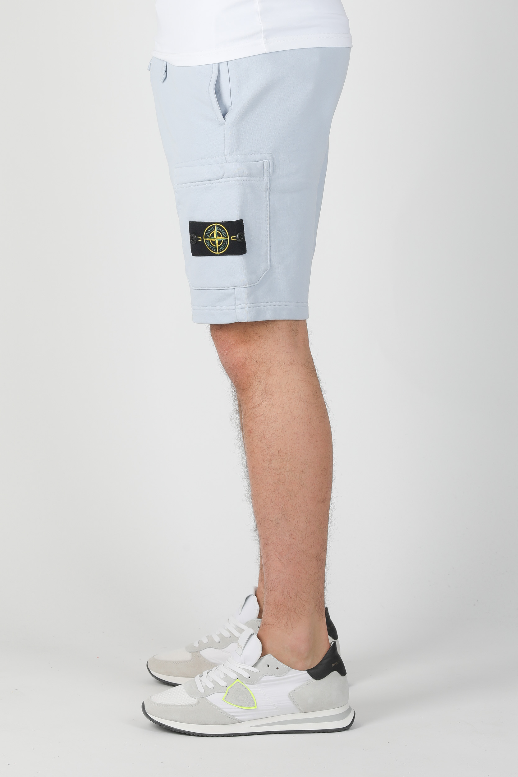 SHORT STONE ISLAND BLEU CIEL 721564651-V0041