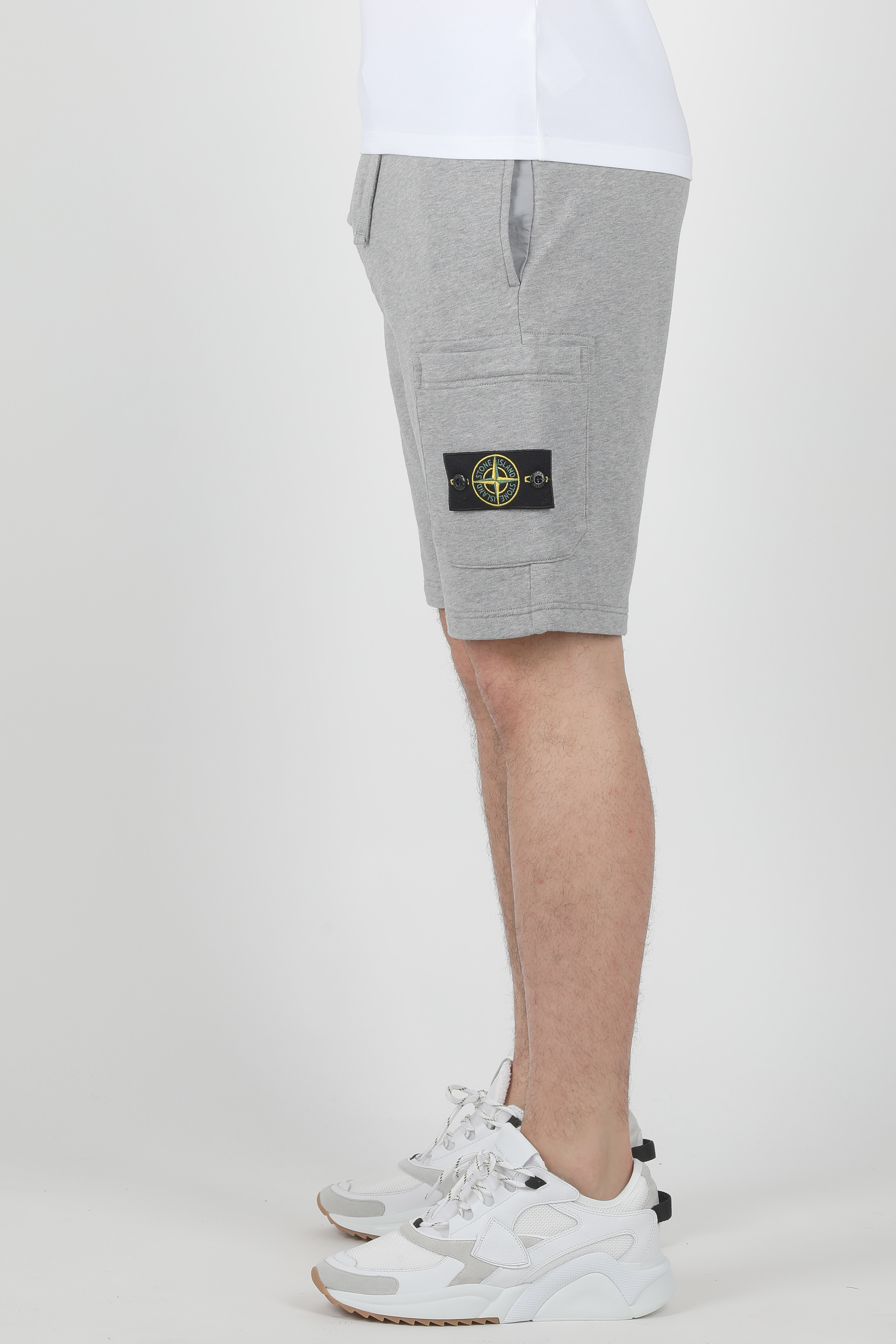 SHORT STONE ISLAND GRIS 721564651-V0M64