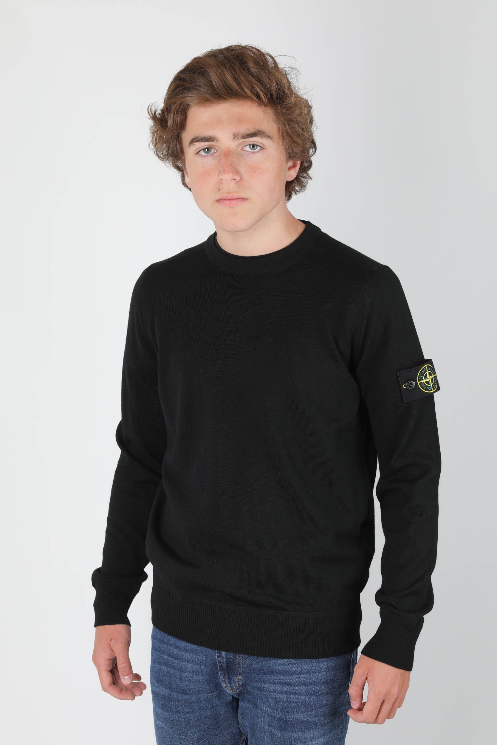 PULL STONE ISLAND NOIR 7315526C4-V0029