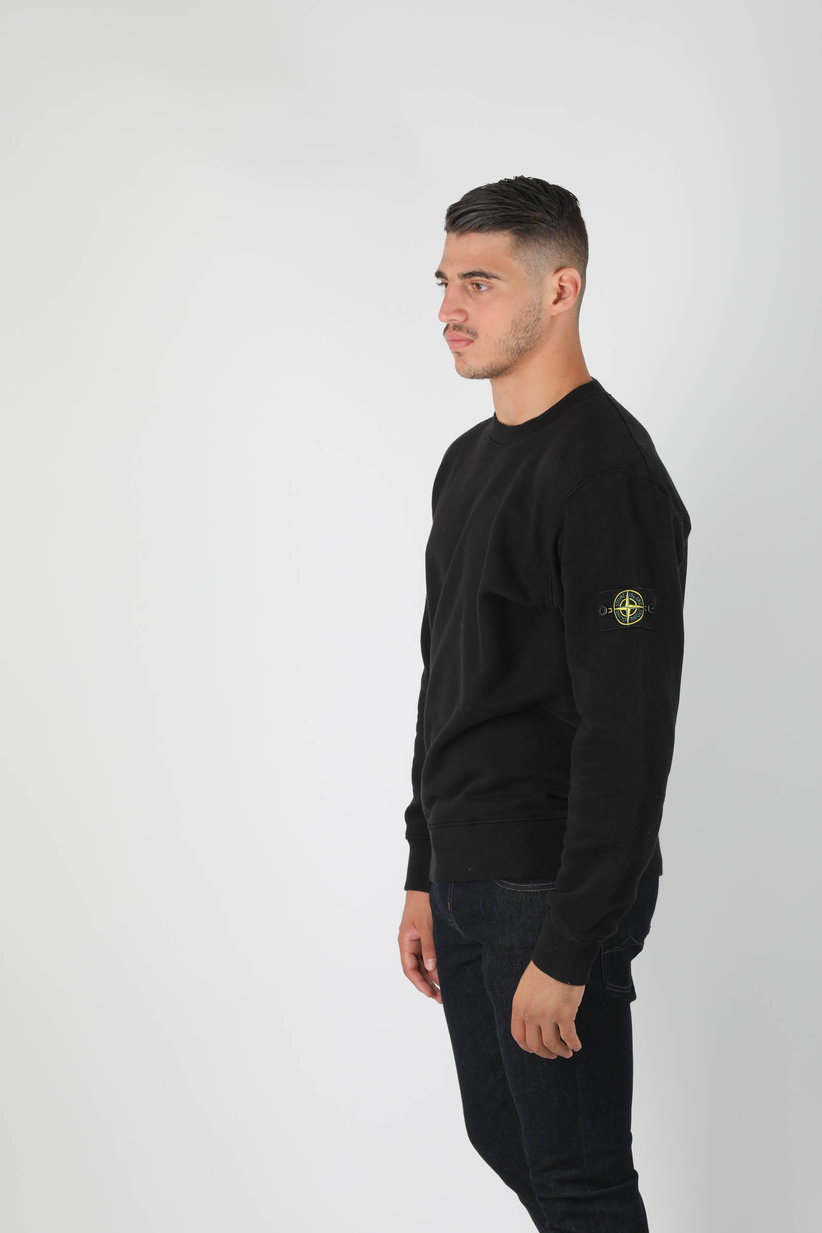 SWEAT-SHIRT STONE ISLAND NOIR 731563020-V0029