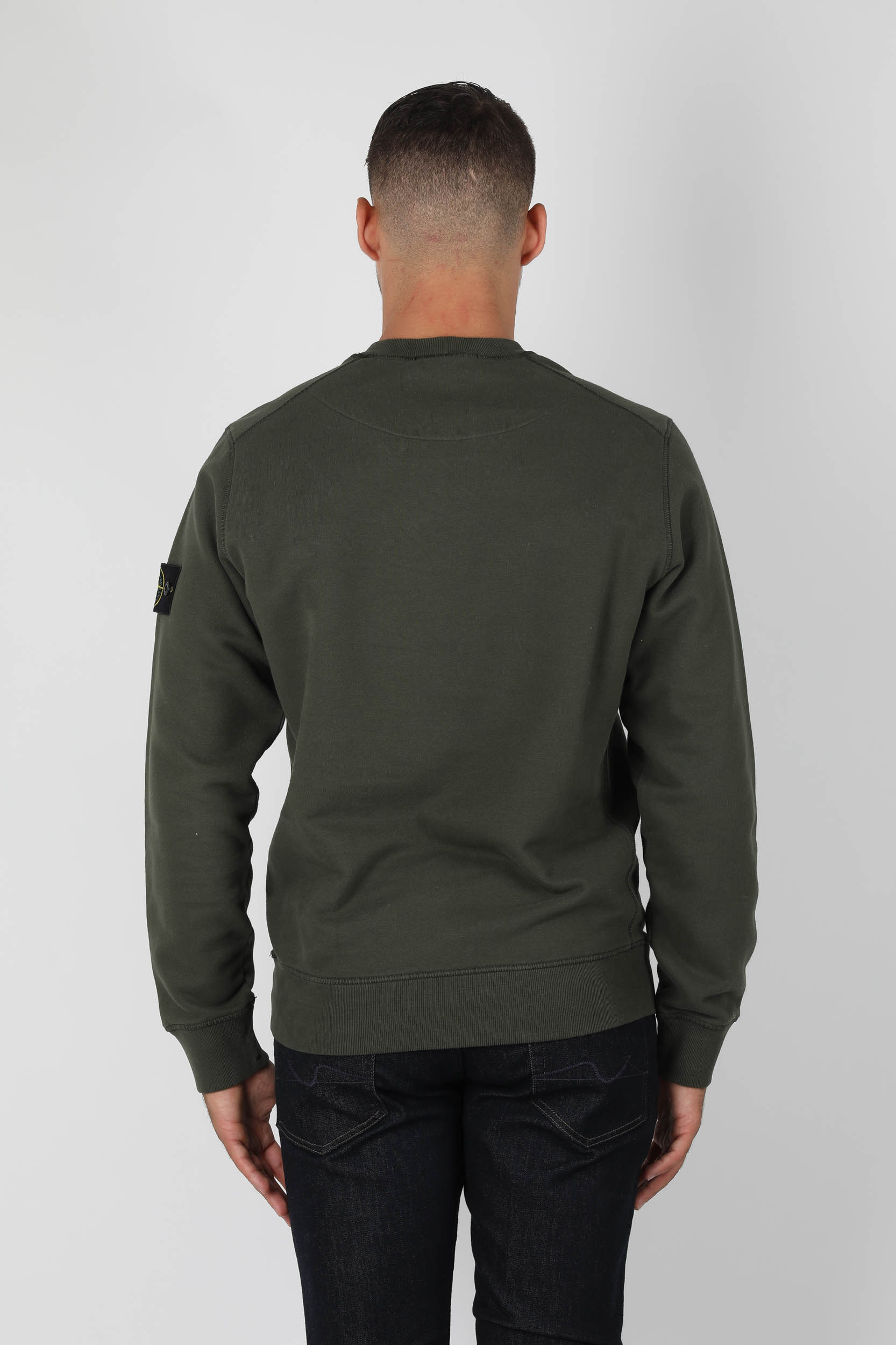 SWEAT-SHIRT STONE ISLAND KAKI 731563020-V0059