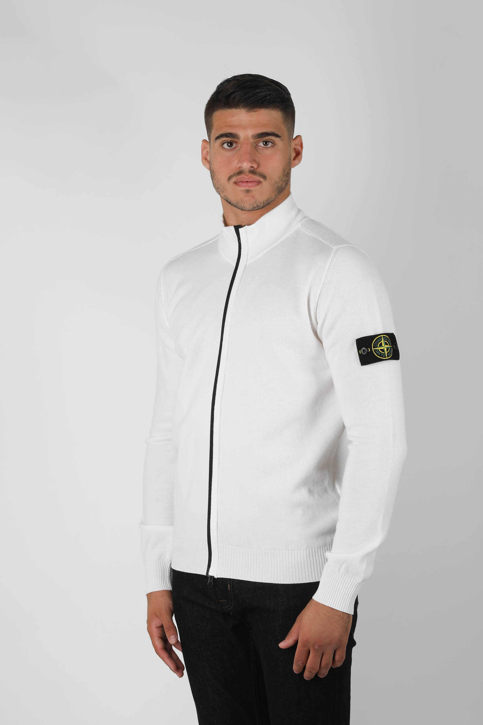 GILET STONE ISLAND BLANC 7315513A1-V0099