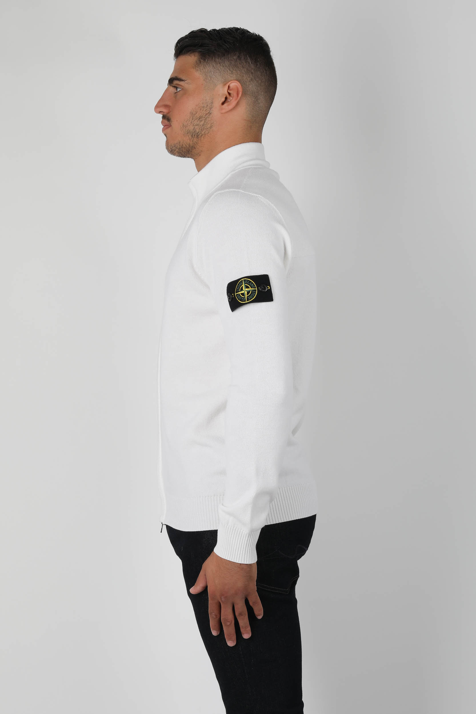 GILET STONE ISLAND BLANC 7315513A1-V0099