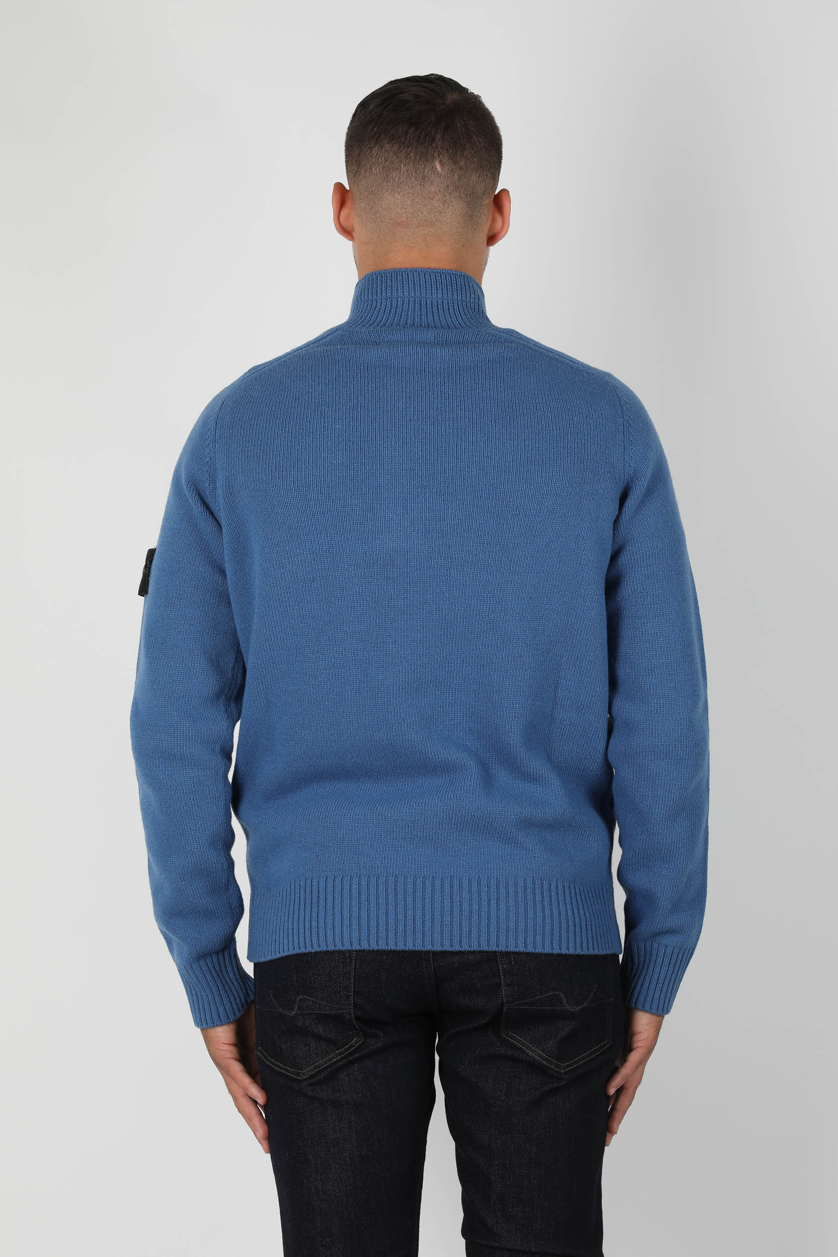 PULL STONE ISLAND BLEU ROI 7315532A3-V0043