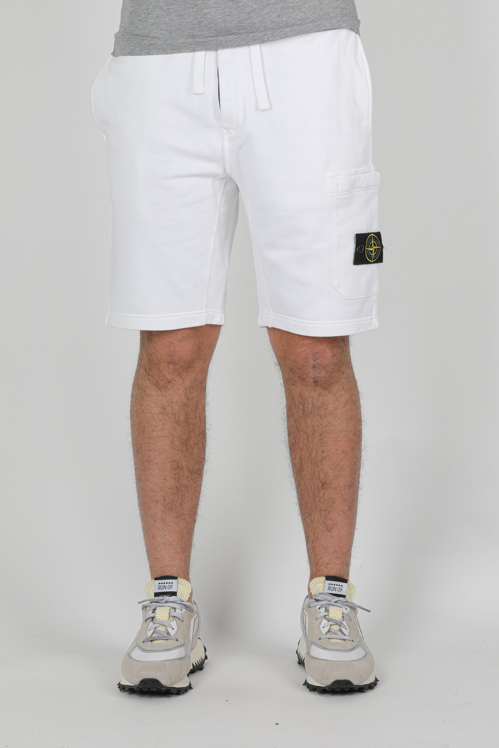 SHORT STONE ISLAND BLANC 741564651-V0001