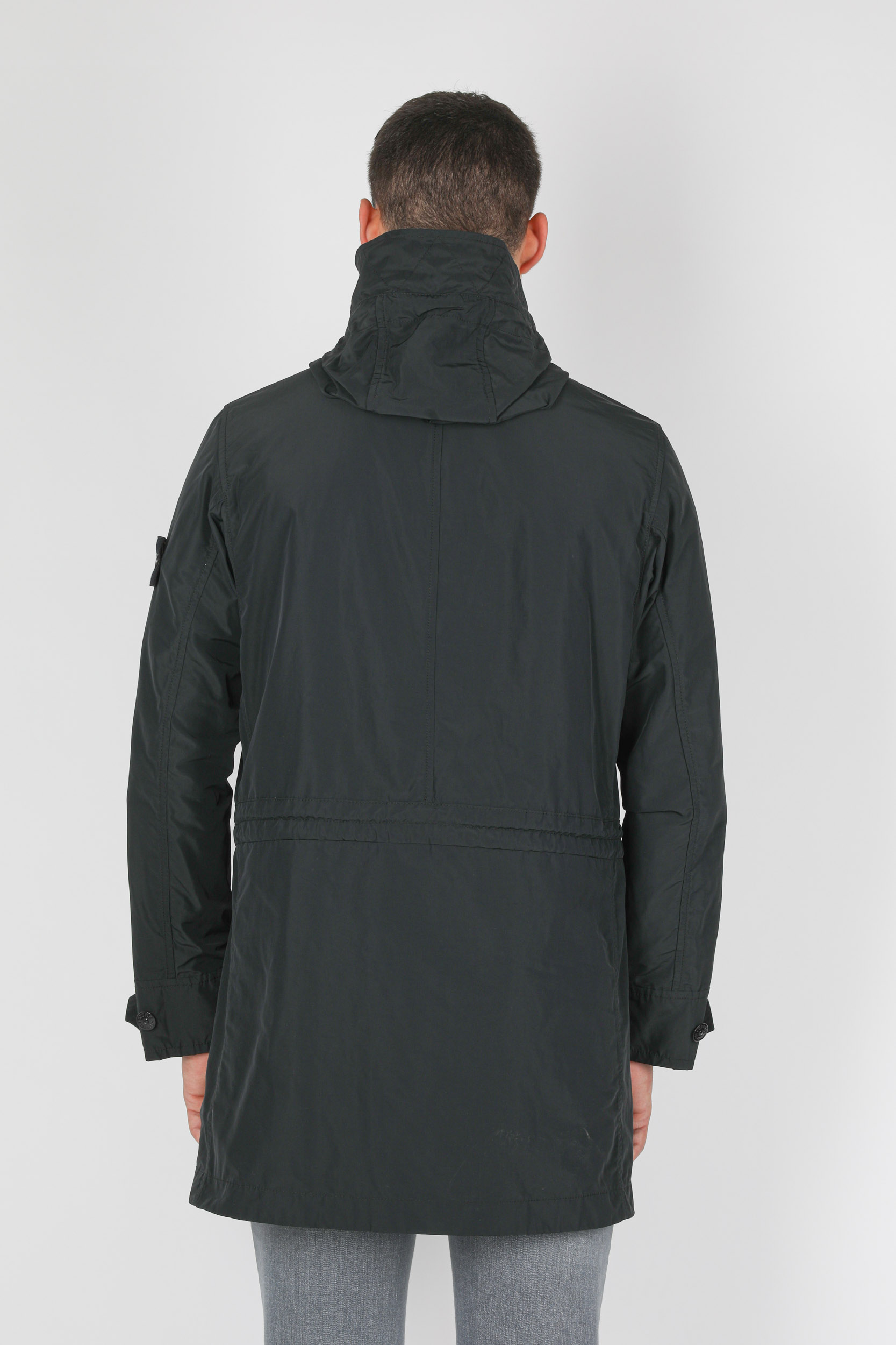 PARKAS STONE ISLAND NYLON MAT NOIR 741570222-V0029