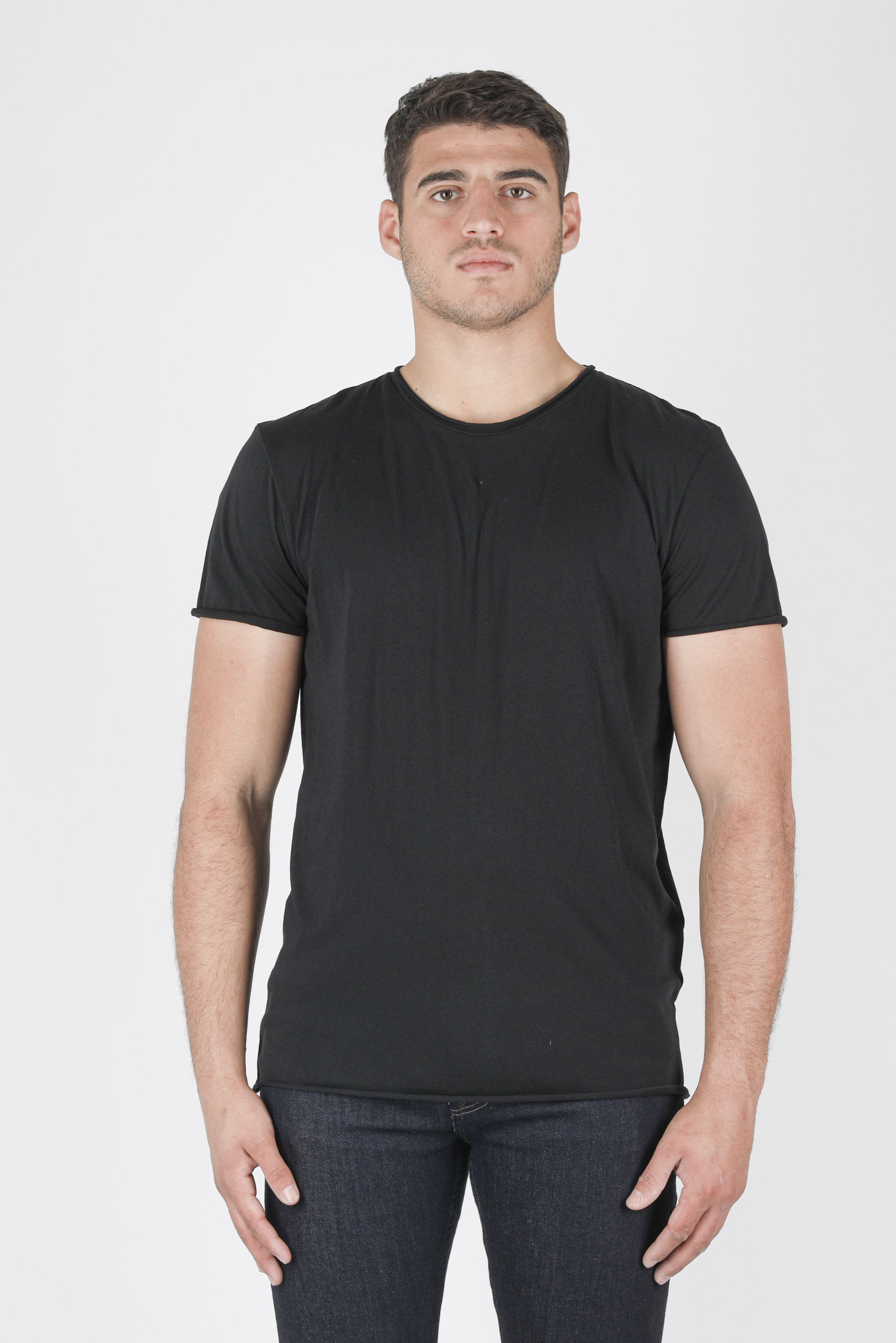 T-SHIRT FILIPPA K ROULOTE NOIR 24799-1433