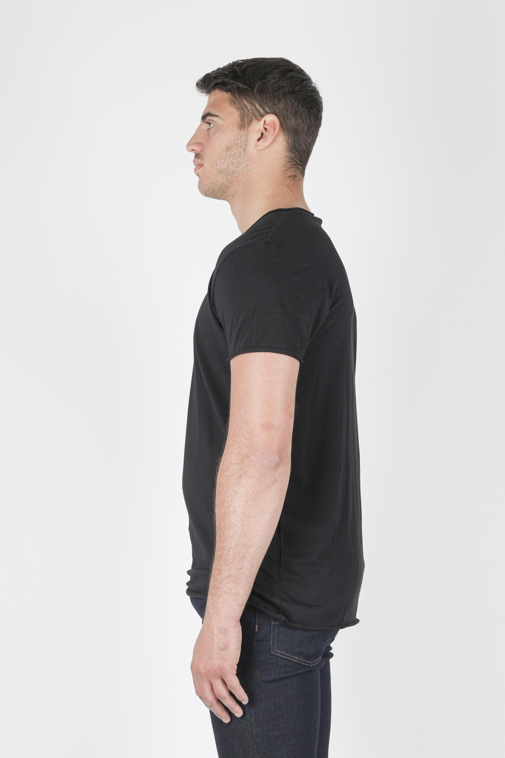 T-SHIRT FILIPPA K ROULOTE NOIR 24799-1433