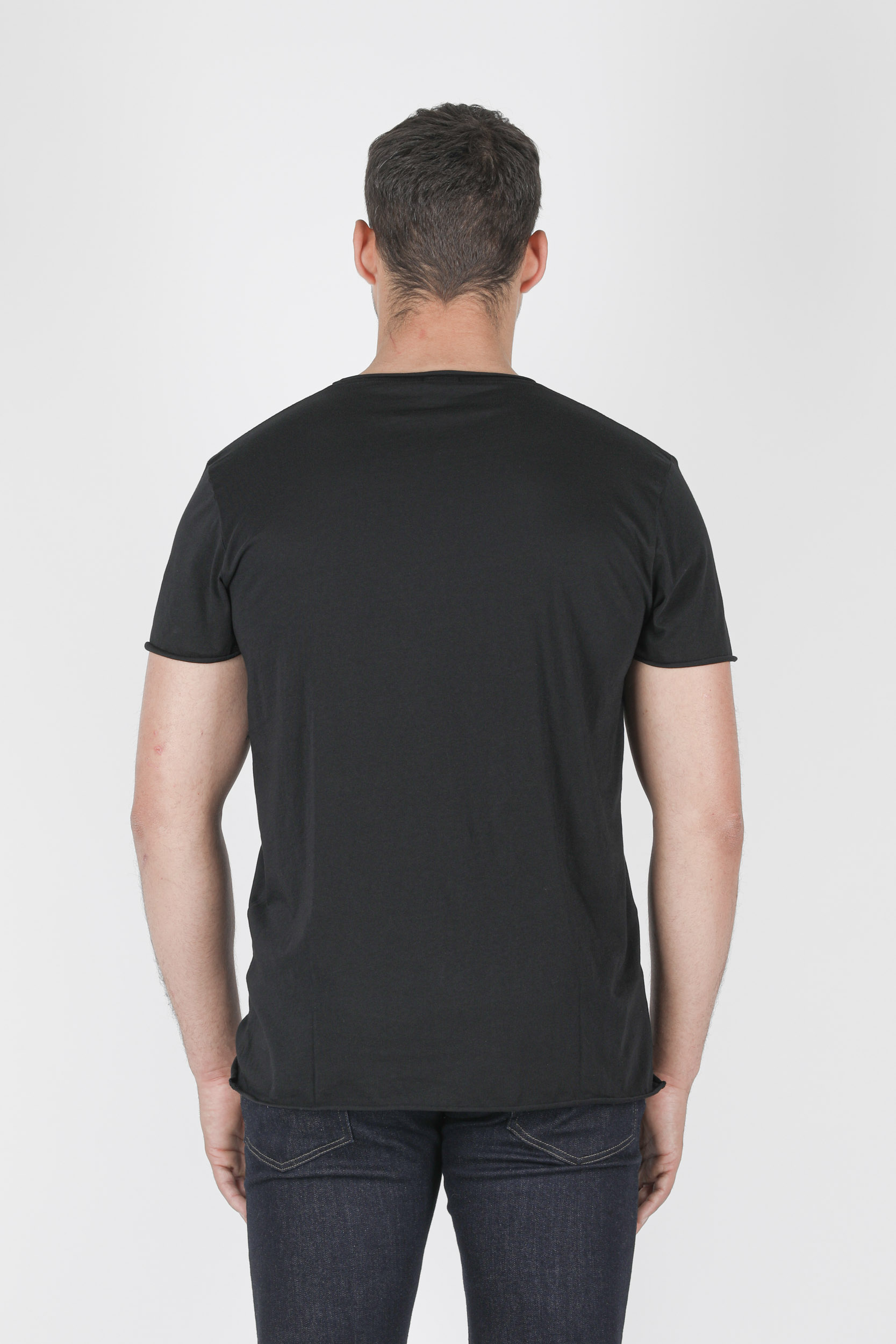 T-SHIRT FILIPPA K ROULOTE NOIR 24799-1433