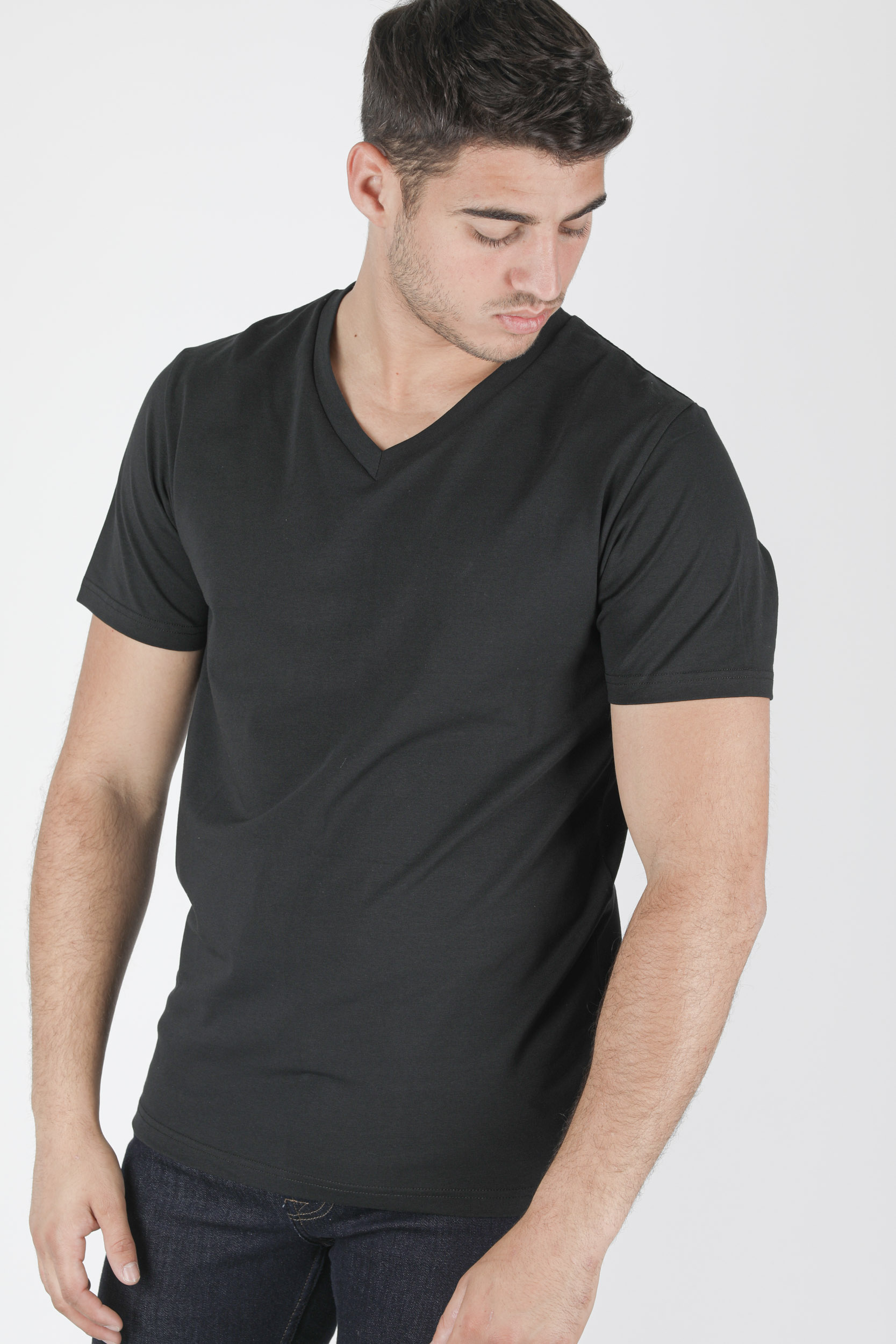 T-SHIRT COL V FILIPPA K NOIR 17216-1433