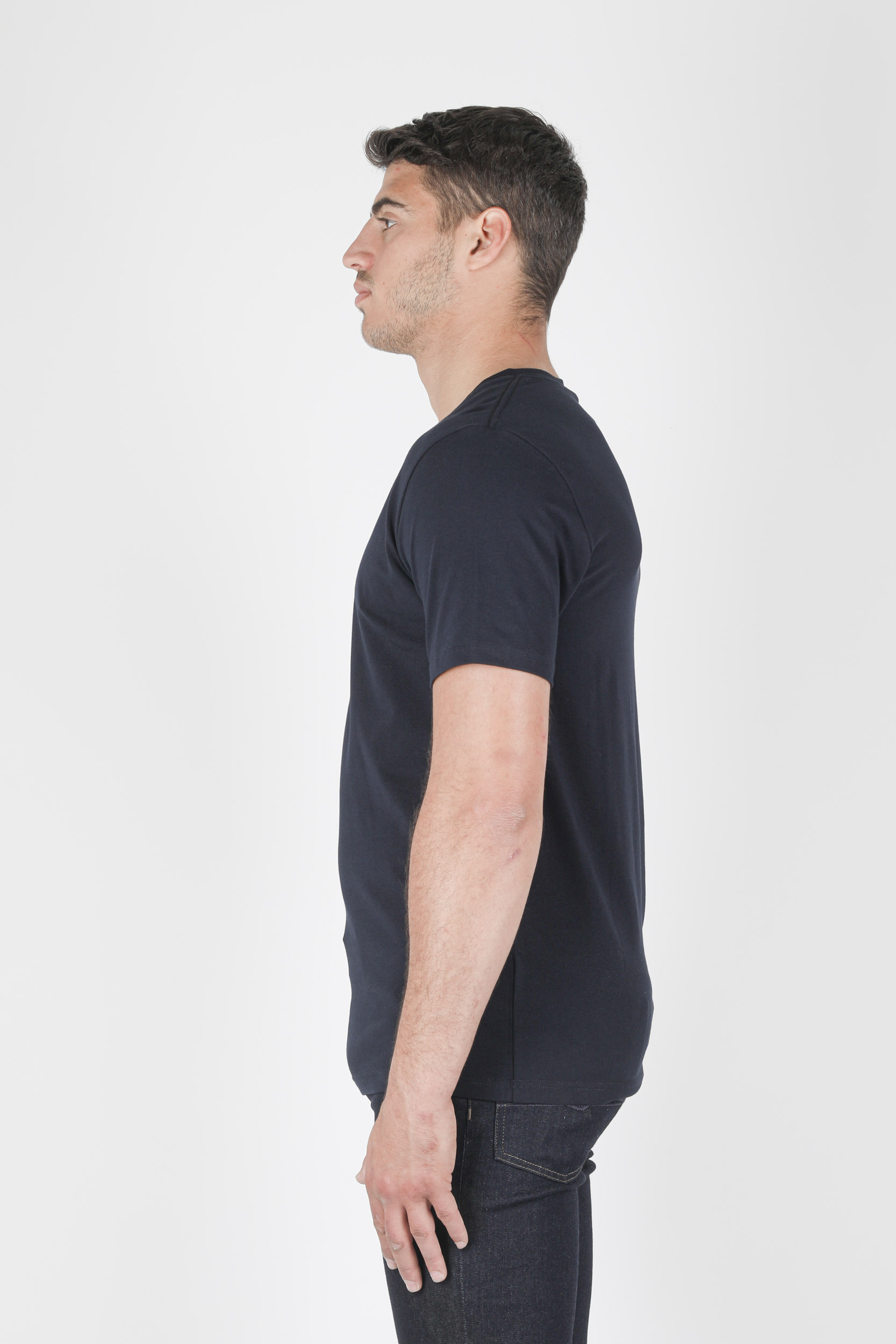 T-SHIRT COL V FILIPPA K MARINE 17216-2830