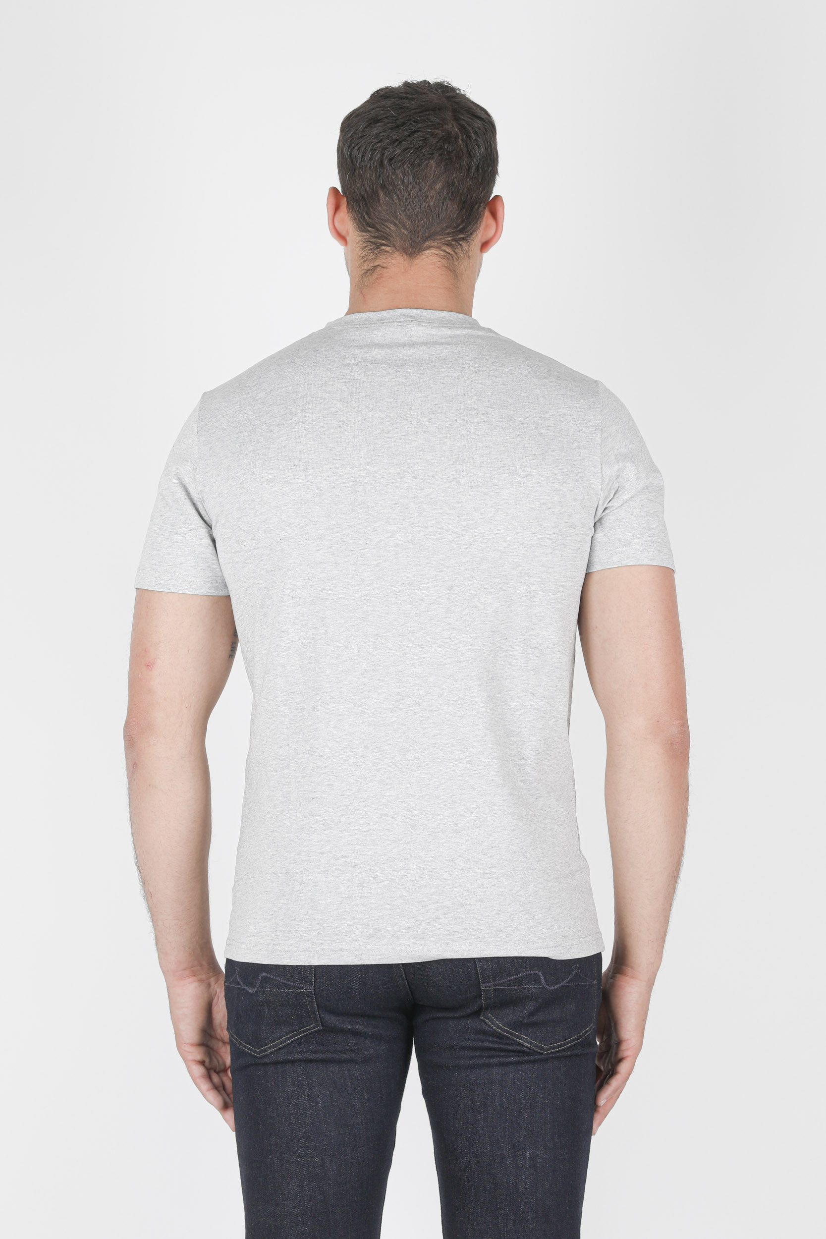 T-SHIRT COL V FILIPPA K GRIS 17216-1451