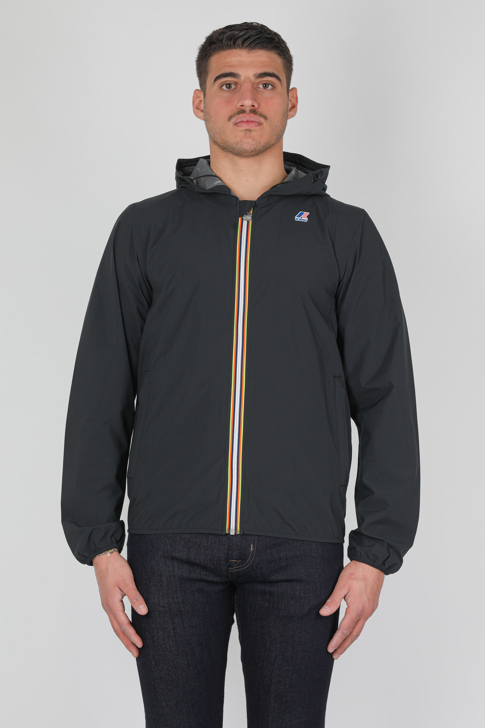 COUPE-VENT K-WAY NYLON STRETCH NOIR K00BBV0-USY