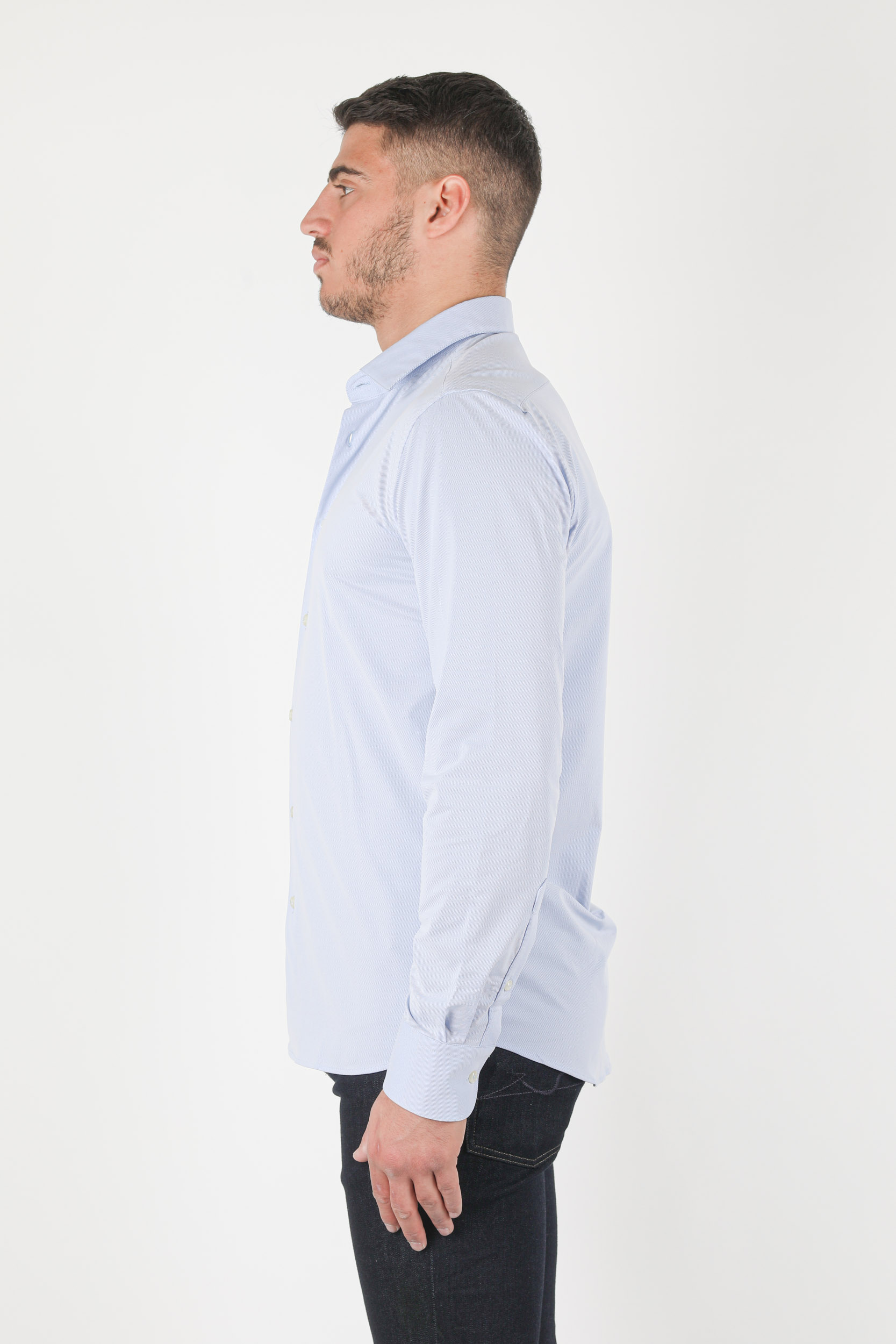 CHEMISE RRD BLEU CIEL 21185-V09