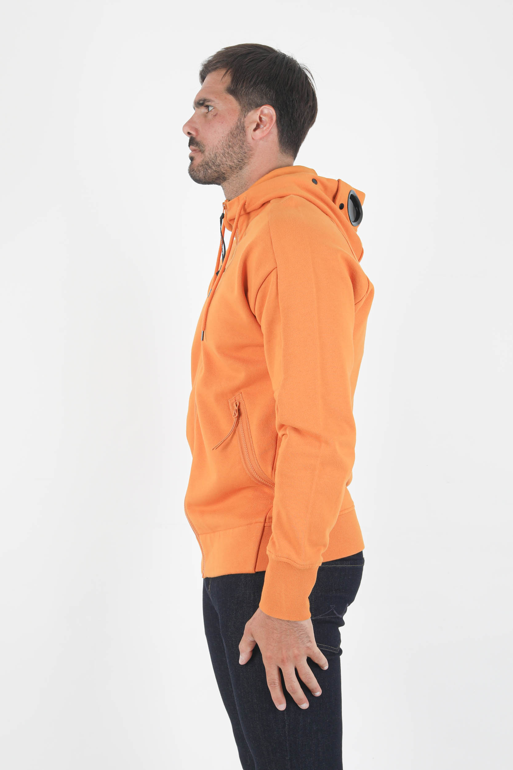 SWEAT AVEC LUNETTE C.P COMPANY ORANGE S060A-436