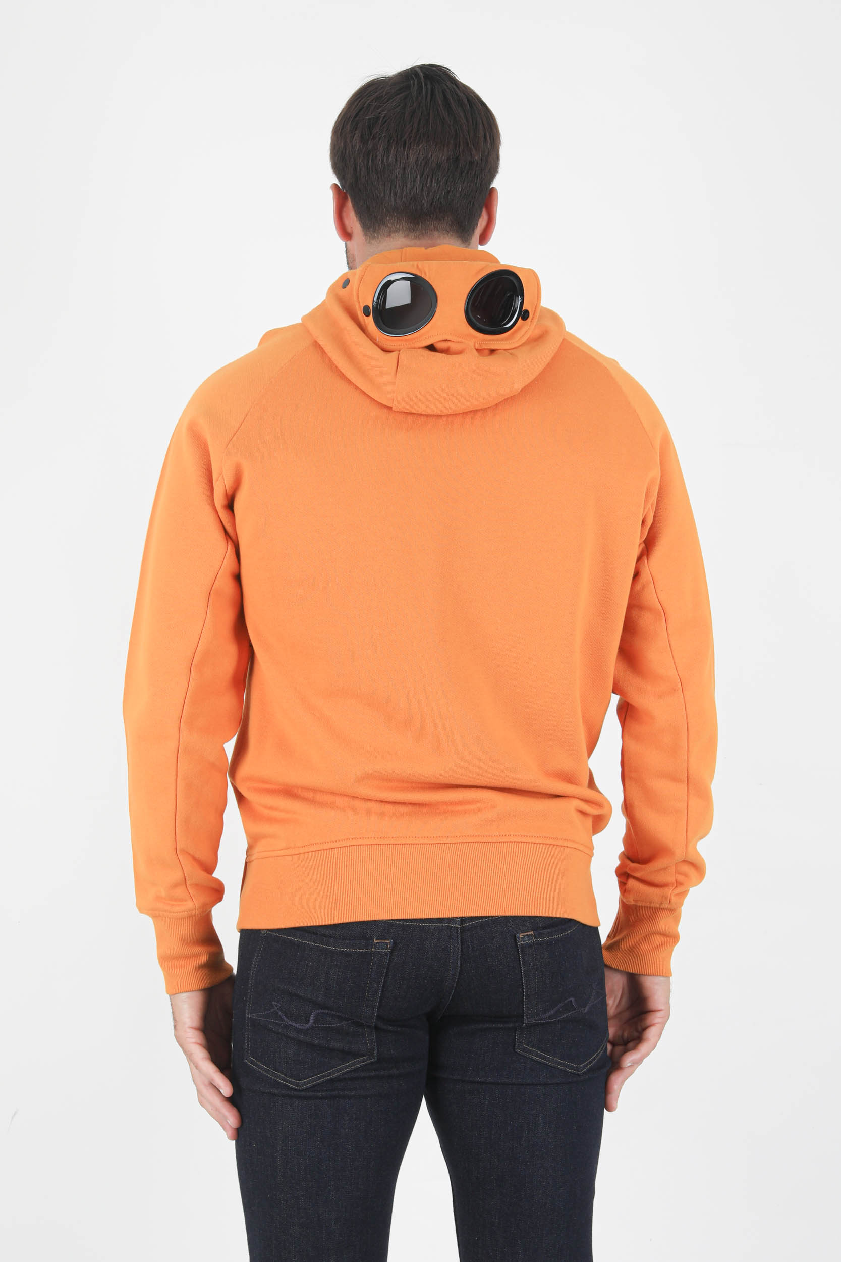 SWEAT AVEC LUNETTE C.P COMPANY ORANGE S060A-436