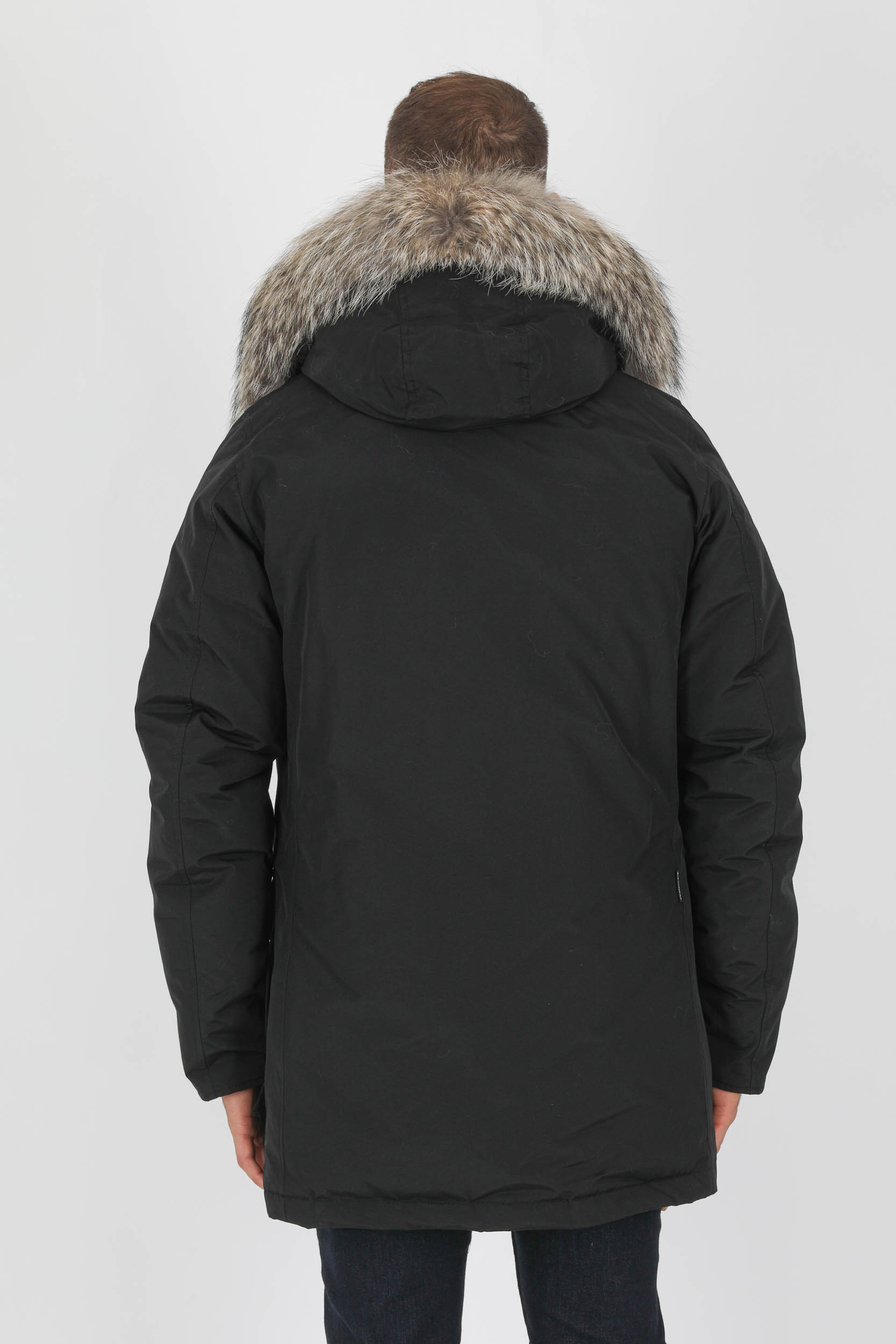 ARTIC PARKA NOIR  AVEC FOURRURE WOOLRICH U0482MR-BLK