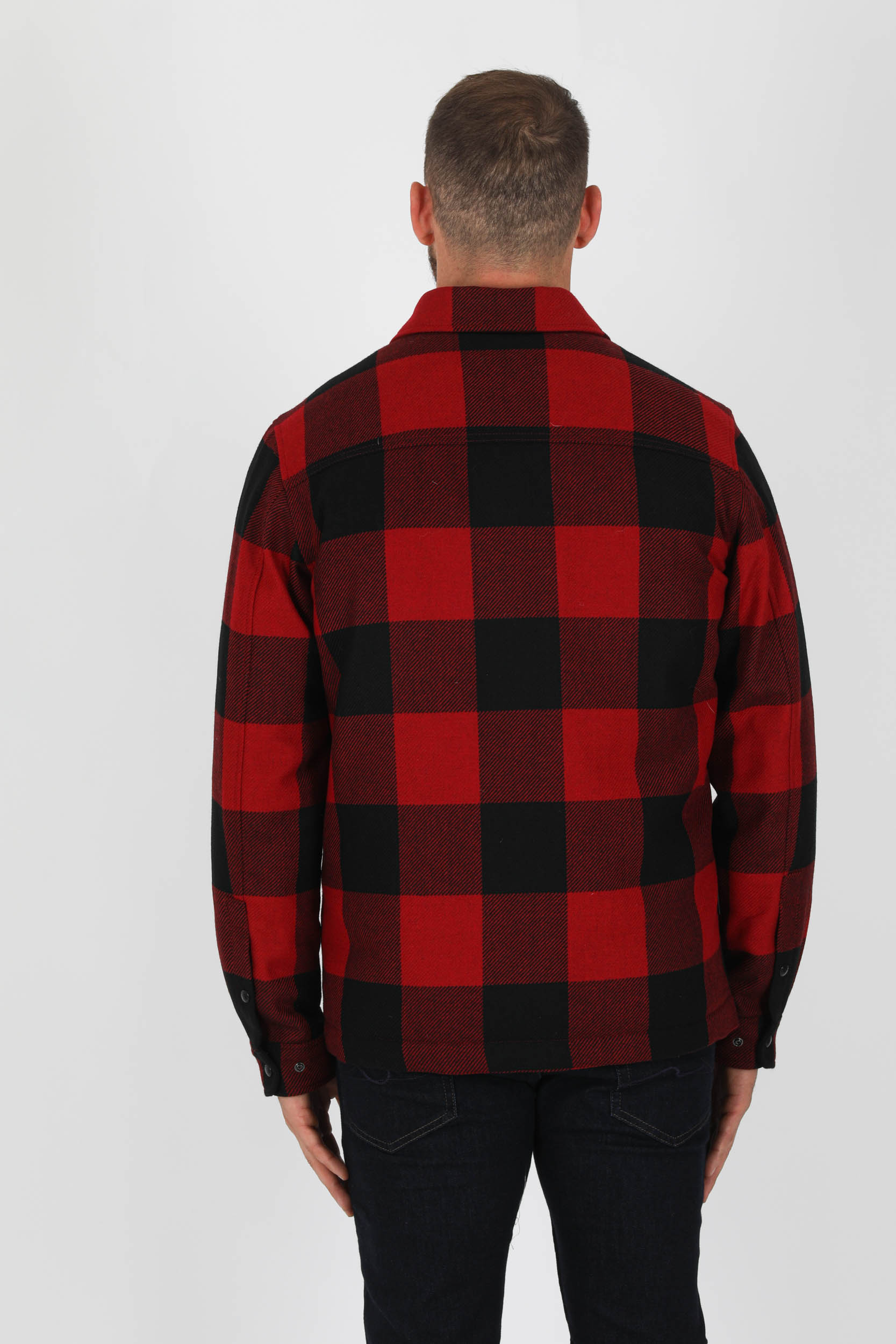 CHEMISE ALASKAN WOOLRICH LAINE A CARREAUX ROUGE S0048MR-5321