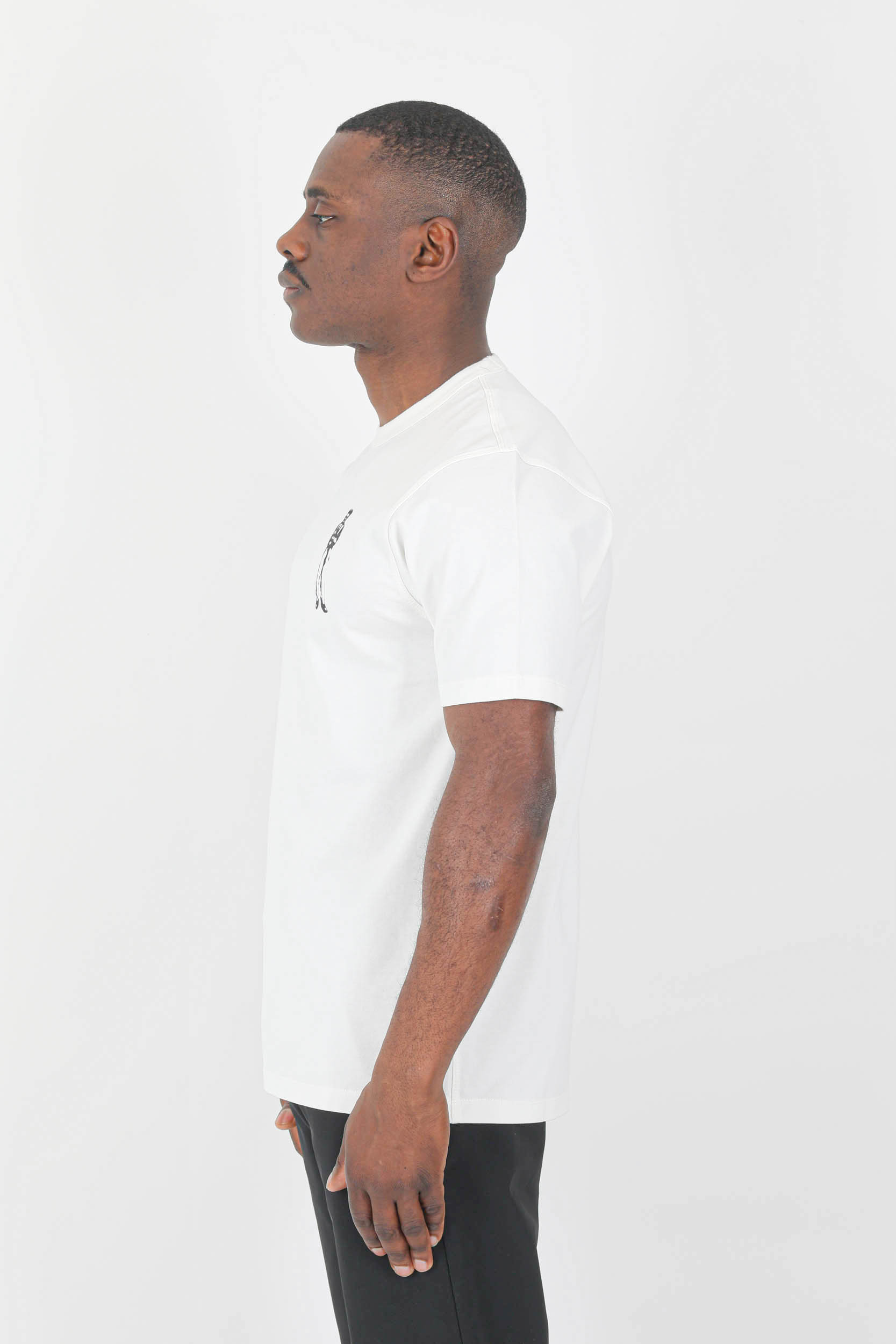 TEE-SHIRT CP COMPANY BLANC S198A-103