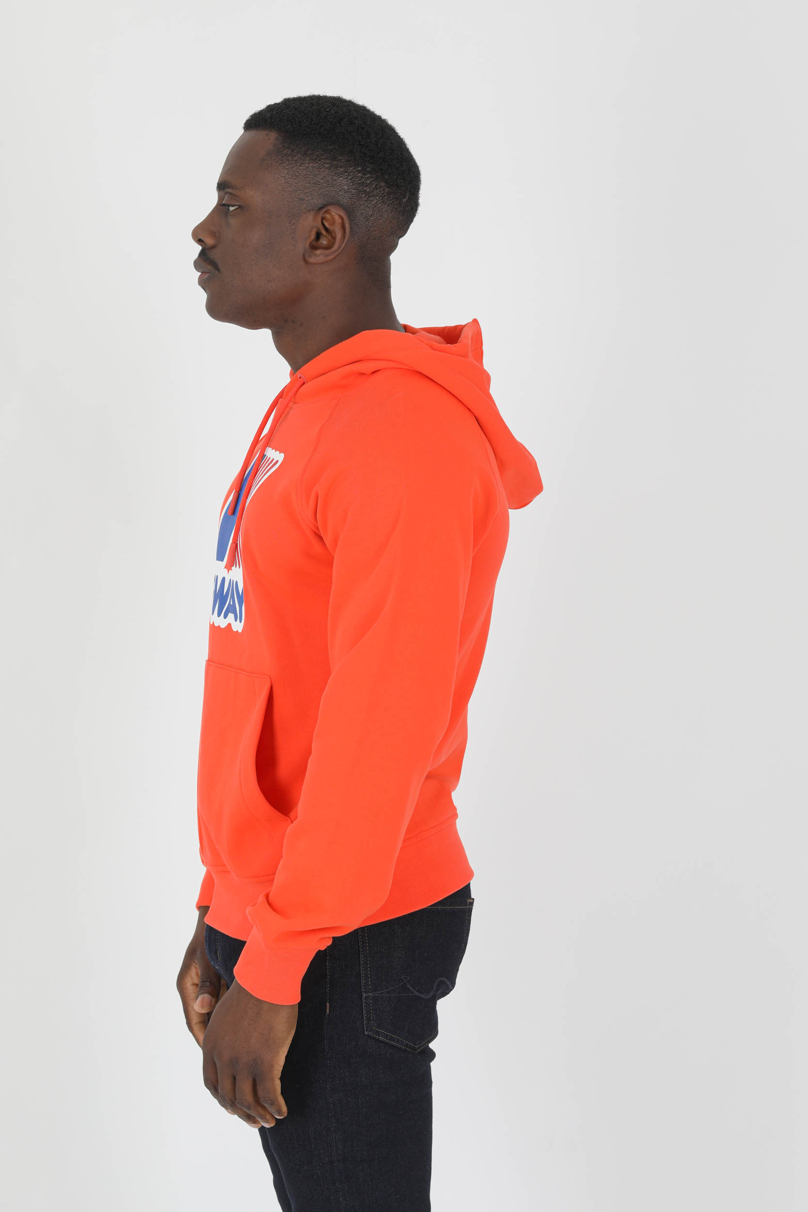 SWEAT A CAPUCHE KWAY ORANGE K81131W-414