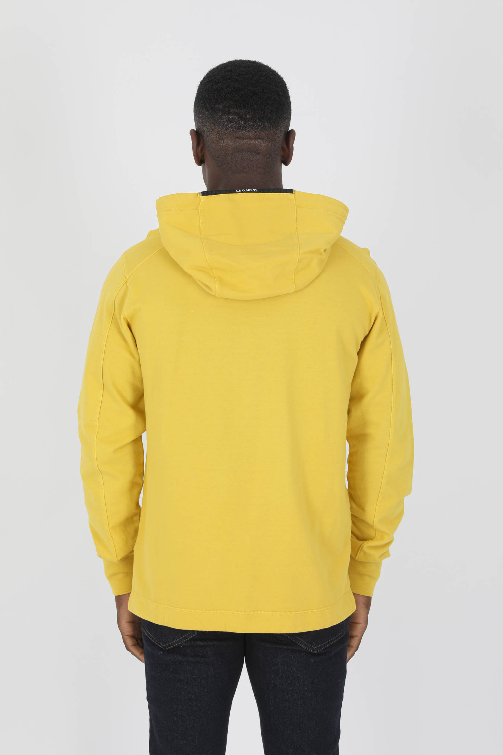 SWEAT A CAPUCHE C.P COMPANY JAUNE S033A-239