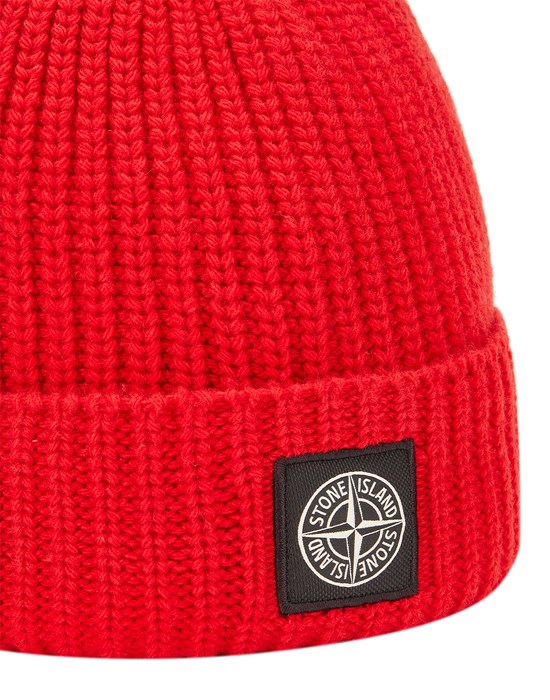 BONNET STONE ISLAND ROUGE 7715N10B5-V0010