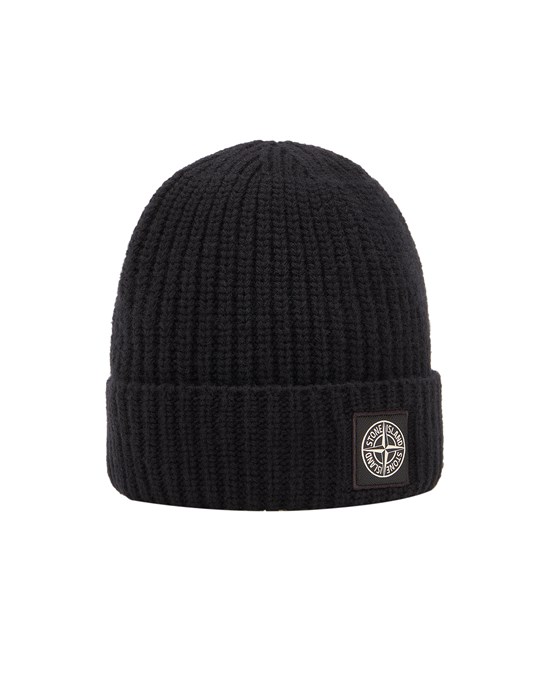 BONNET STONE ISLAND NOIR 7715N10B5-V0029