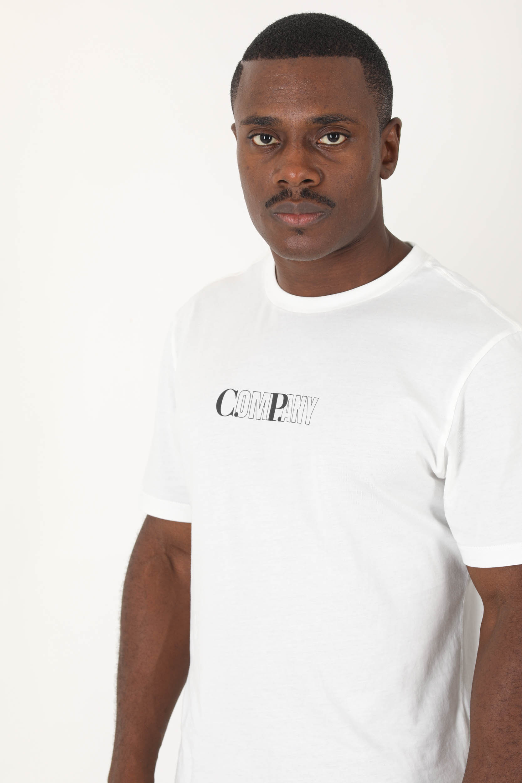 T-SHIRT C.P COMPANY BLANC S144A-103