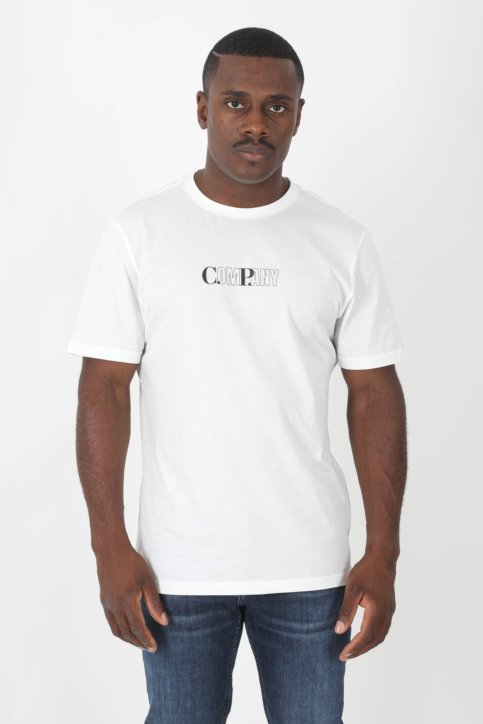 T-SHIRT C.P COMPANY BLANC S144A-103