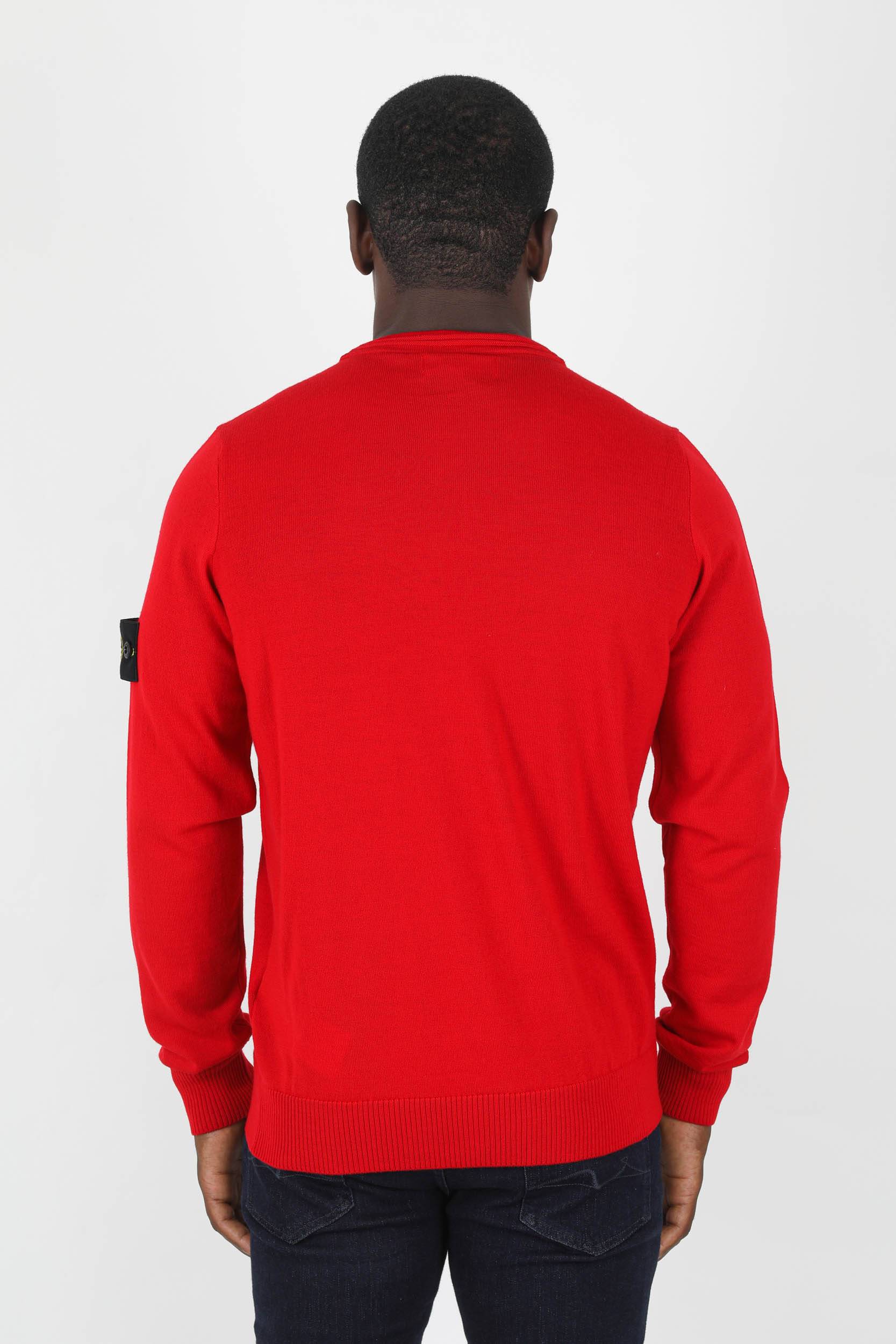 PULL STONE ISLAND MERINOS ROUGE 7715510C4-V0010