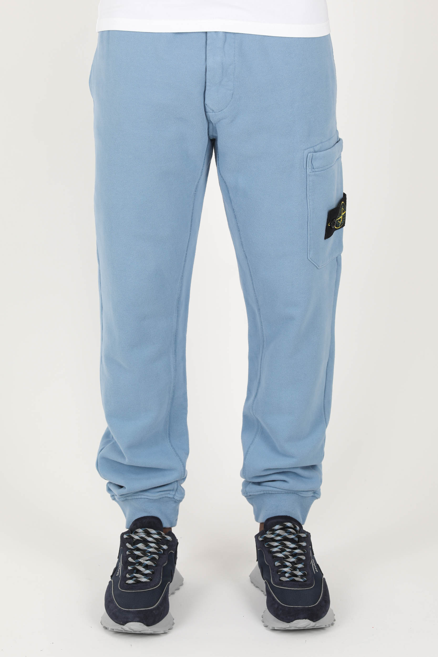 BAS DE JOGGING STONE ISLAND BLEU 771564520-V0046