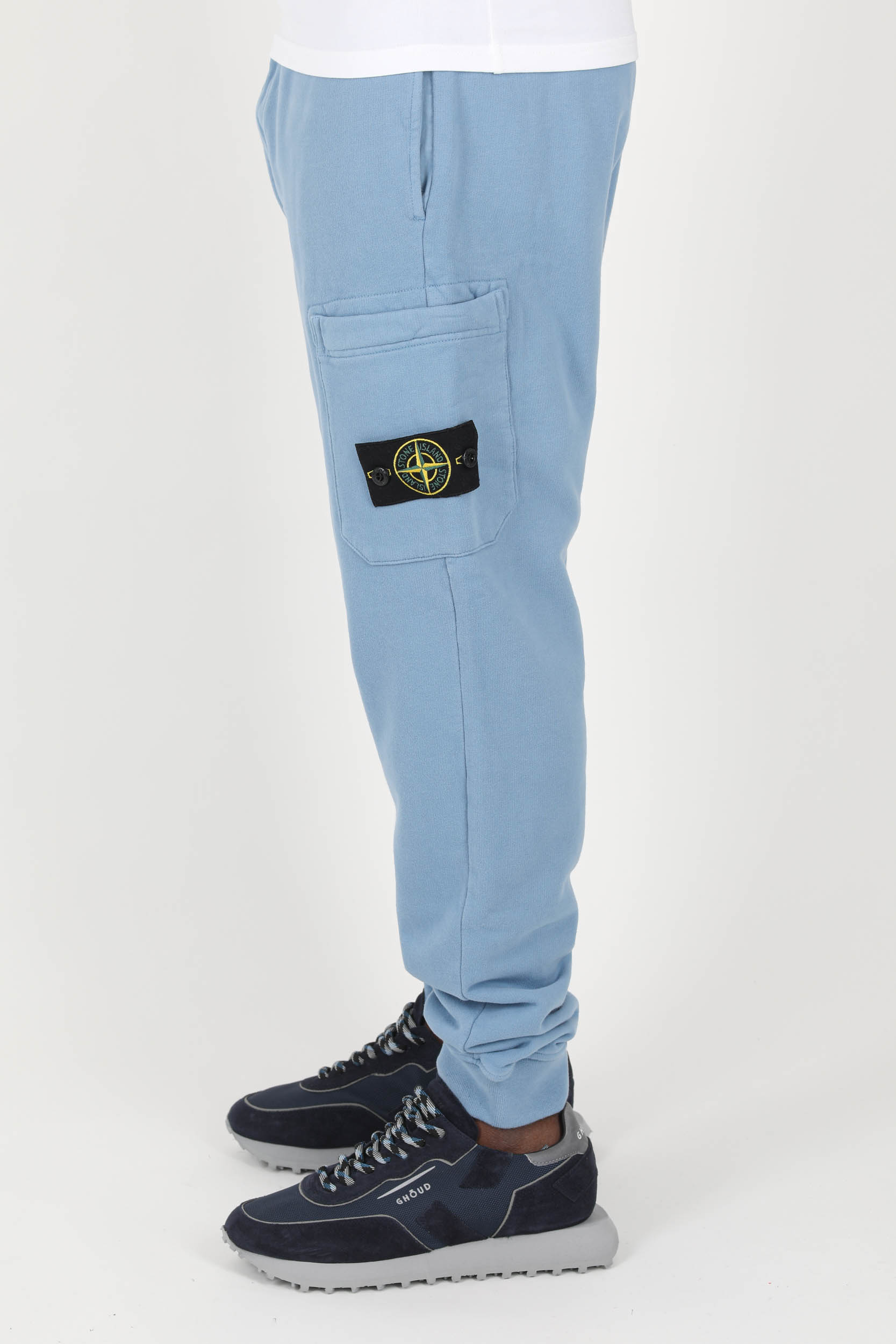 BAS DE JOGGING STONE ISLAND BLEU 771564520-V0046