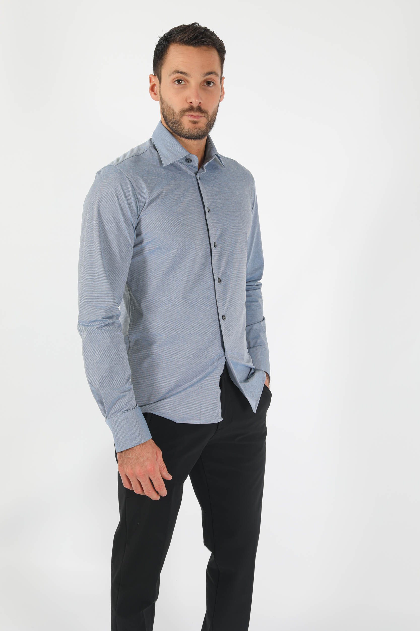 CHEMISE RRD BLEU 22316-V07