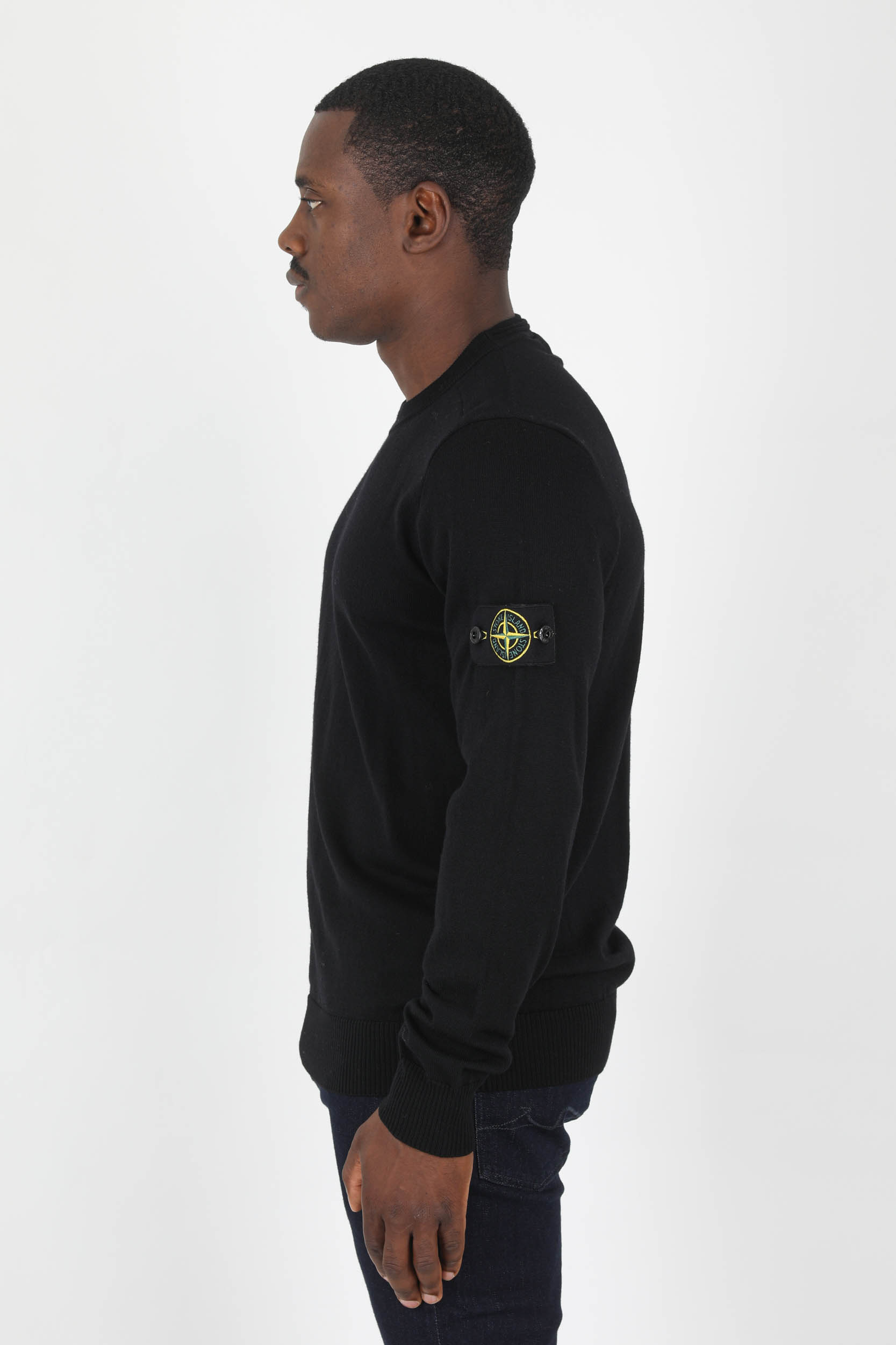 PULL STONE ISLAND MERINOS NOIR 7715510C4-V0029