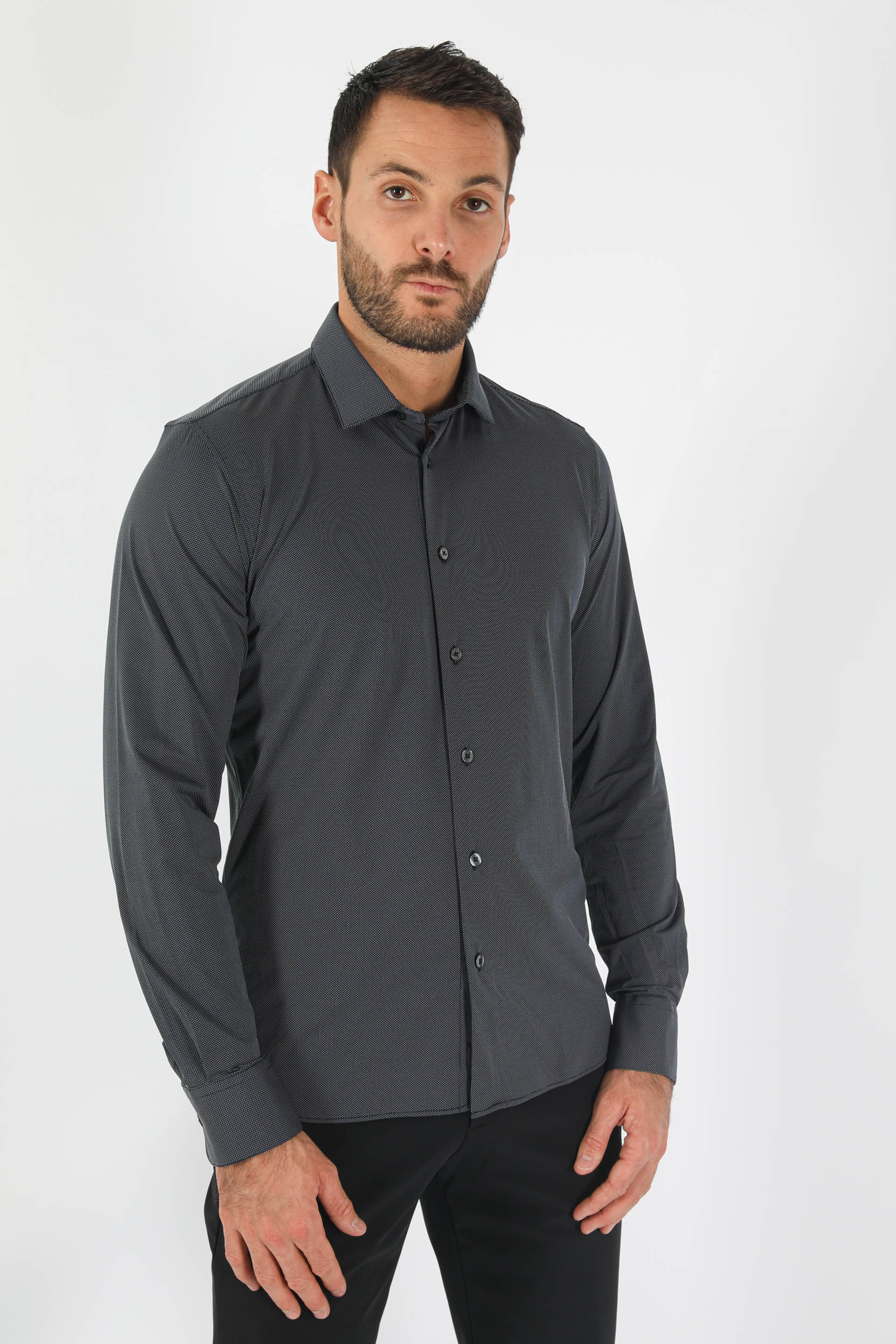 CHEMISE RRD MARINE A POIS 22306-V30