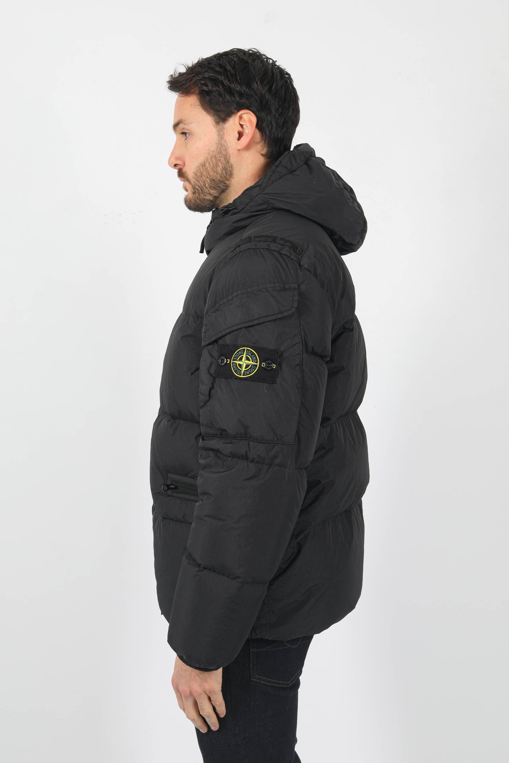 DOUDOUNE STONE ISLAND NOIR 771540223-V0029