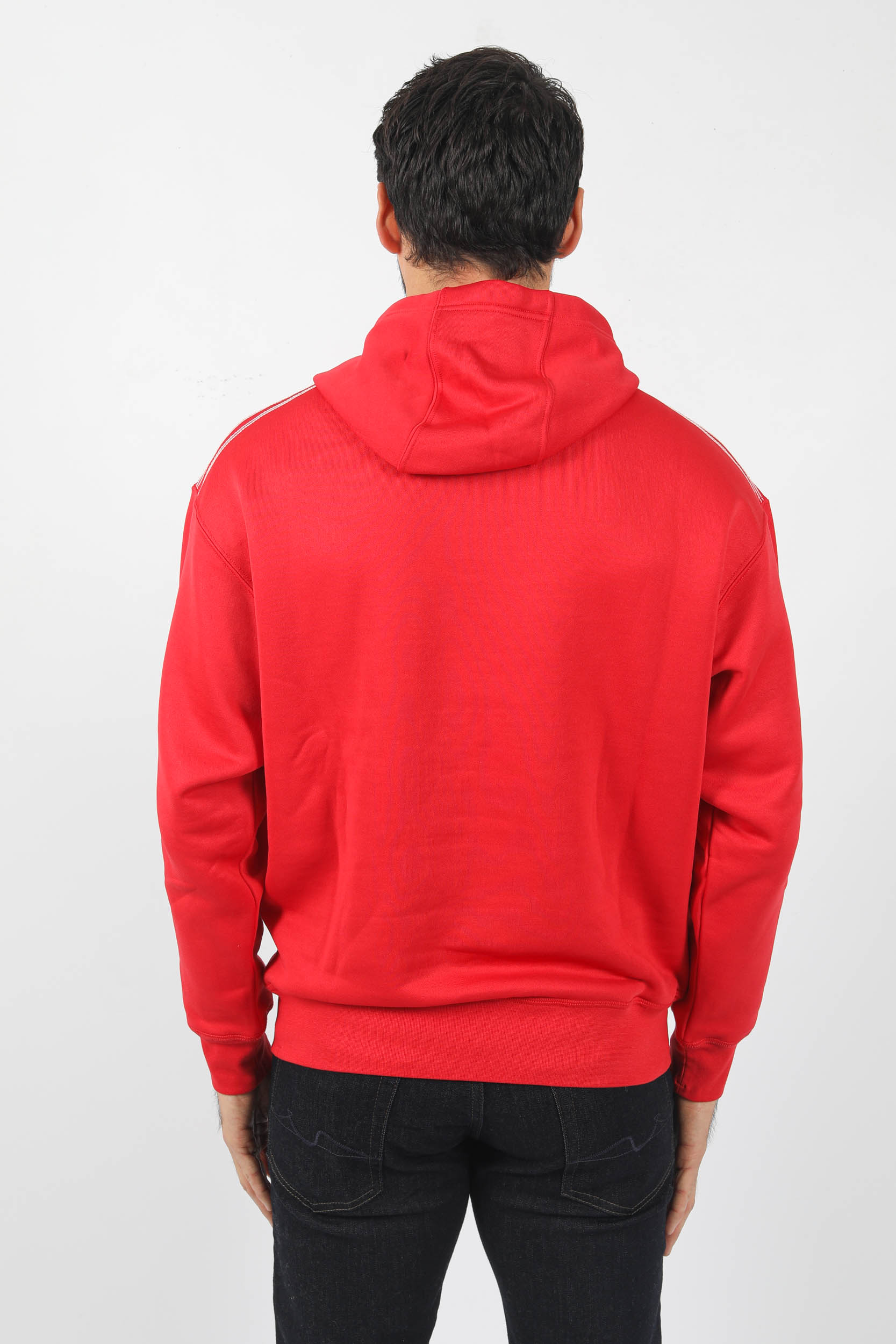 SWEAT A CAPUCHE STONE ISLAND ROUGE 771560335-V0010