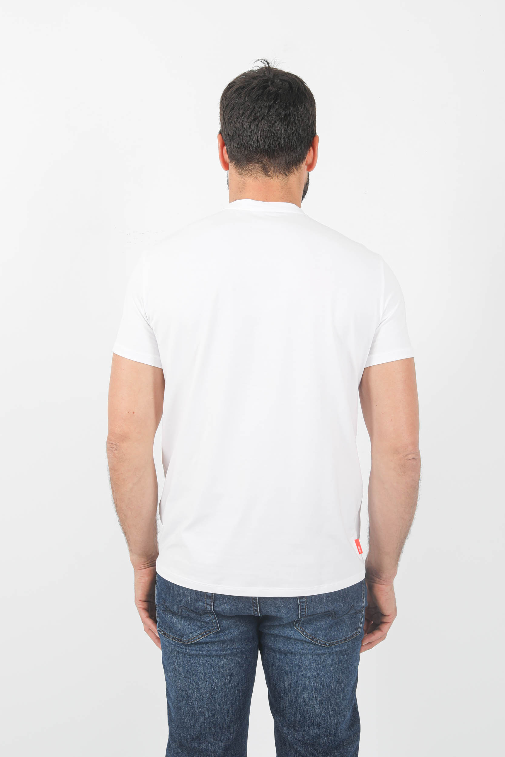 T-SHIRT RRD AVEC POCHE BLANC SES136-09