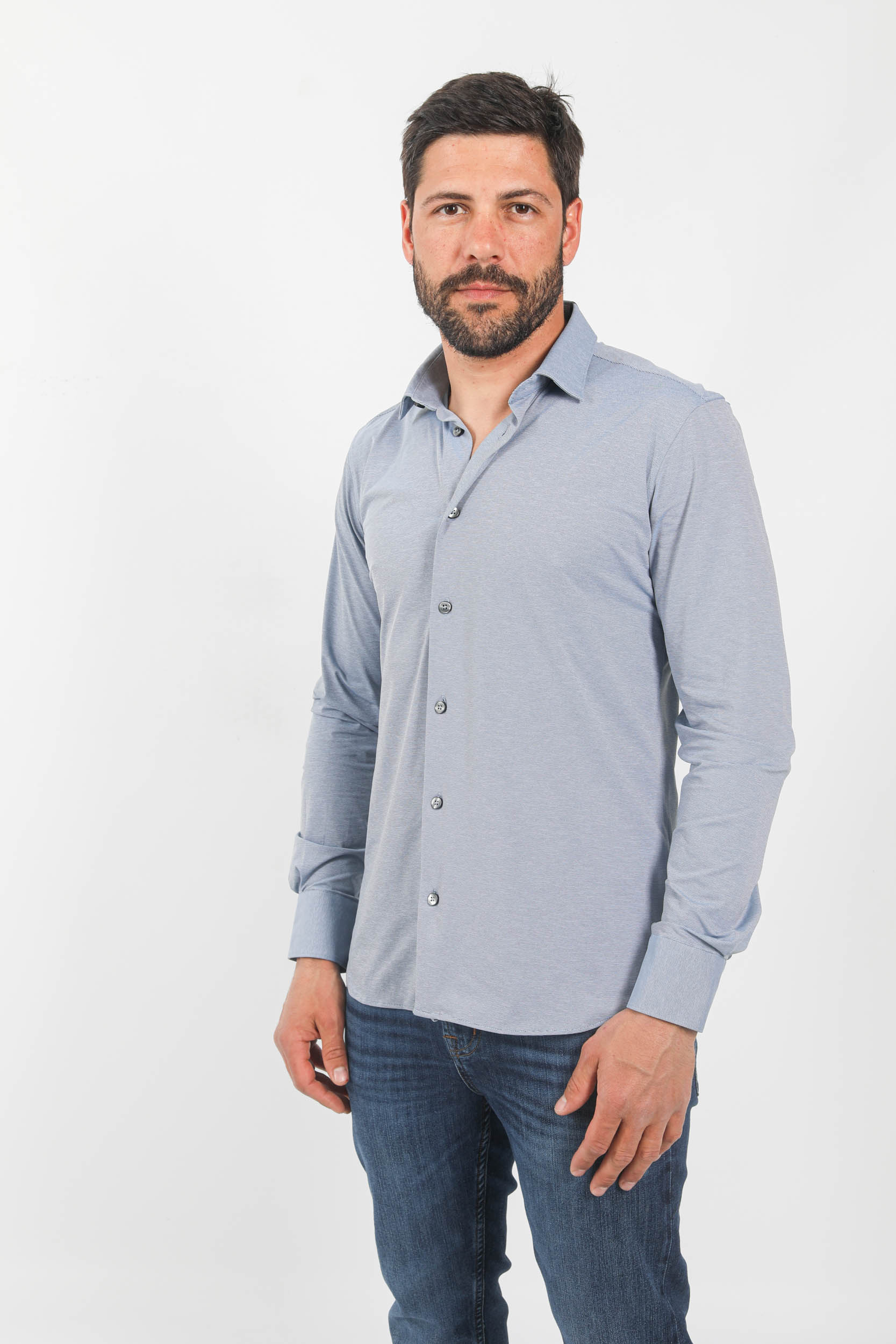 CHEMISE RRD BLEU CLAIR 23184-V07