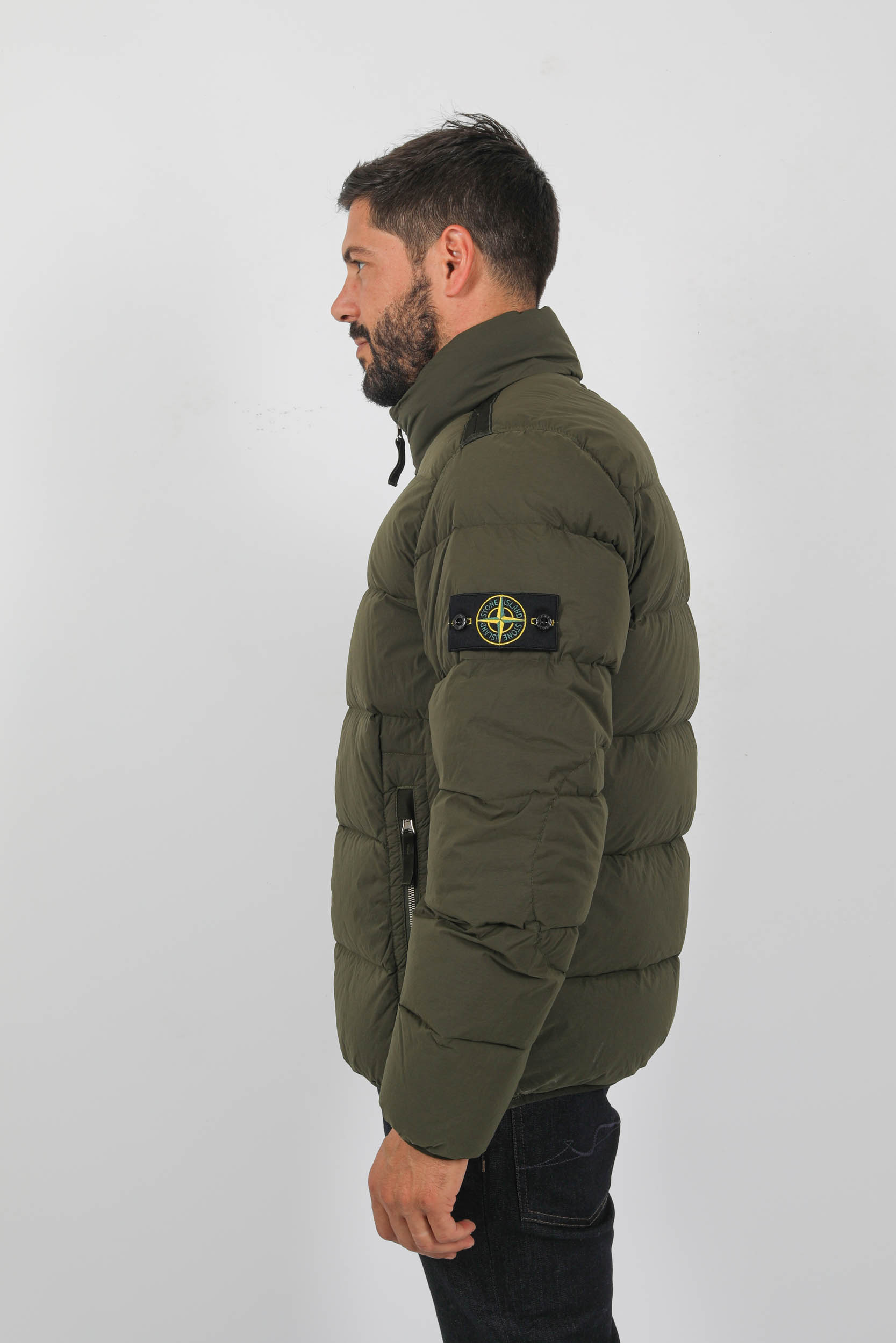 DOUDOUNE SANS CAPUCHE STONE ISLAND KAKI 791544028-V0058