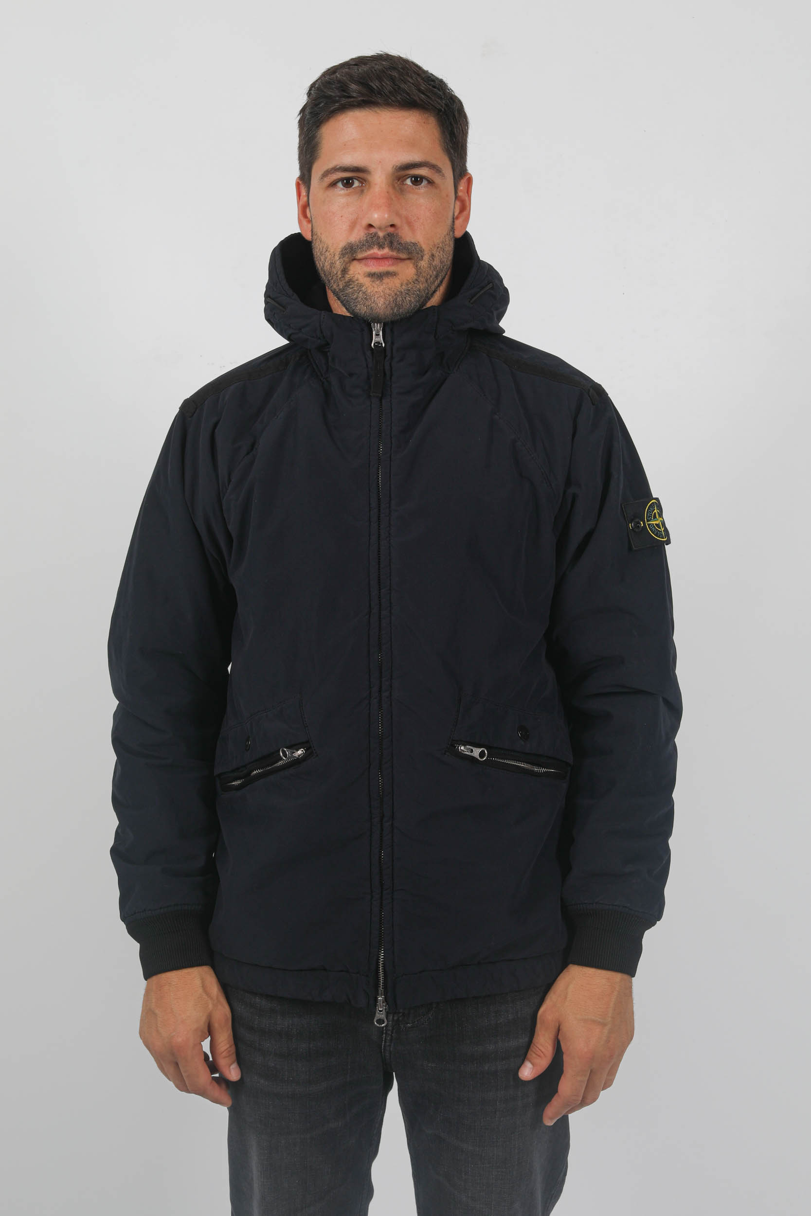 BLOUSON STONE ISLAND PEAU DE PECHE MARINE 791541631-V0020