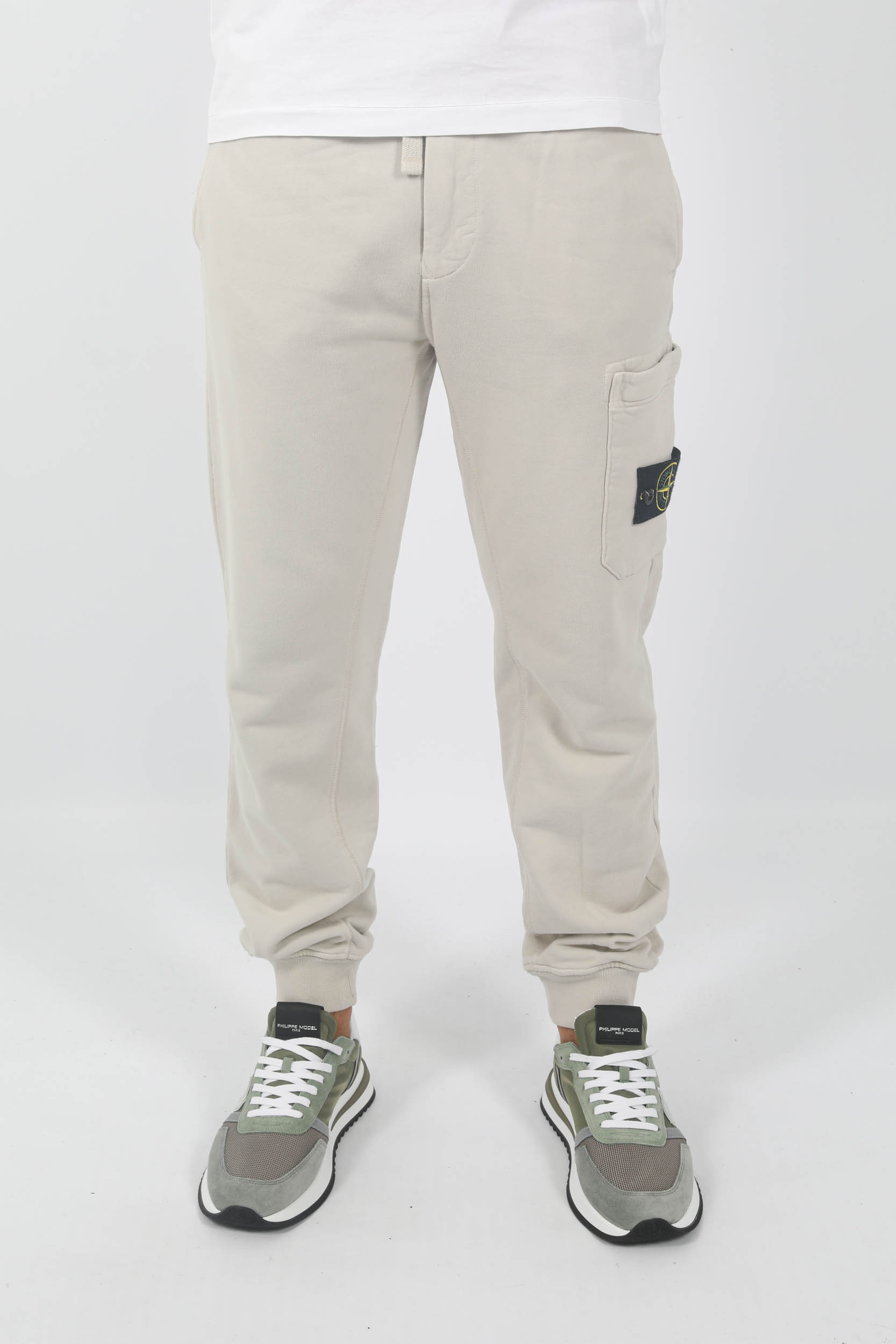 BAS DE JOGGING STONE ISLAND BEIGE 791562620-V0097