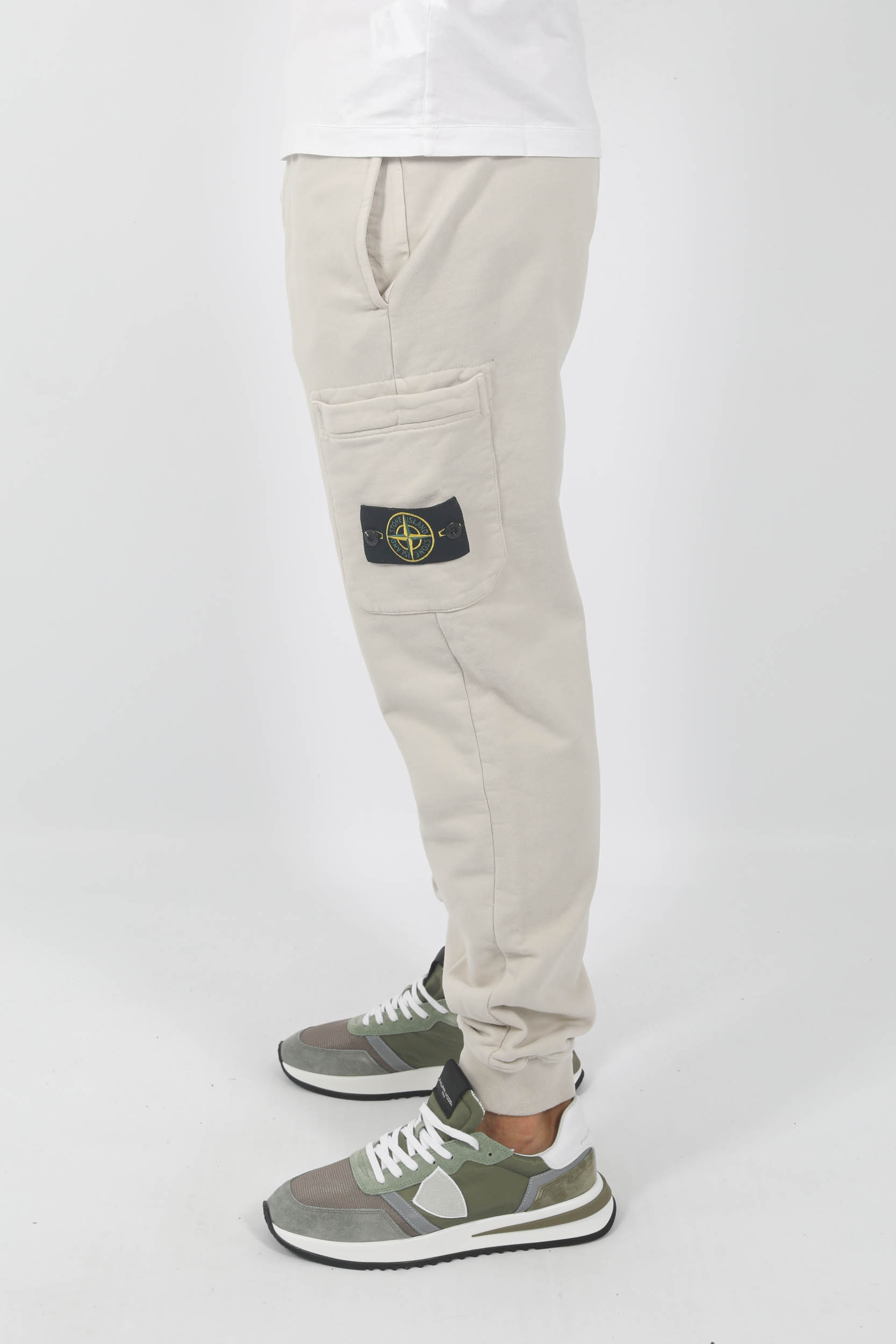 BAS DE JOGGING STONE ISLAND BEIGE 791562620-V0097