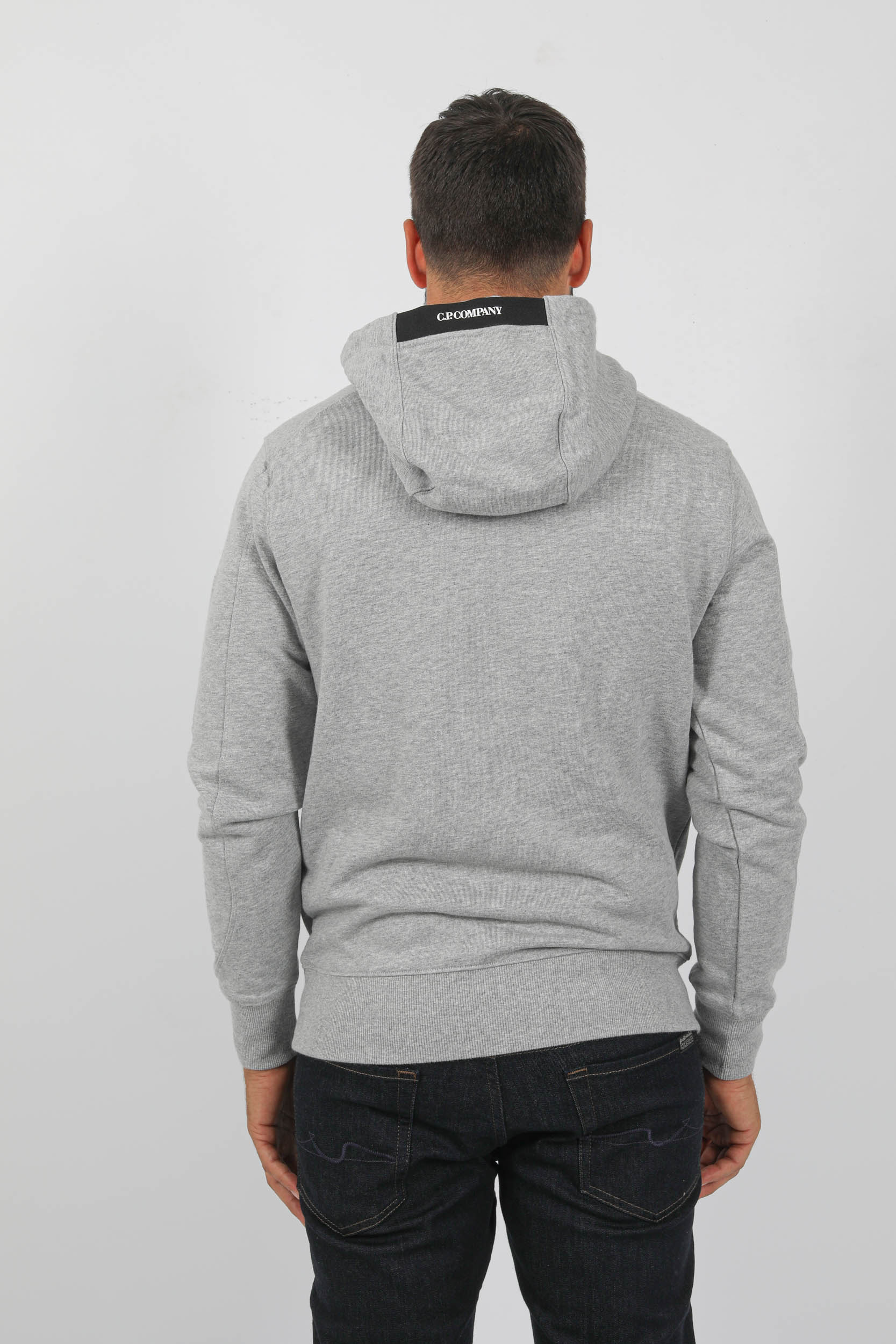 SWEAT A CAPUCHE C.P COMPANY GRIS S023A-M93