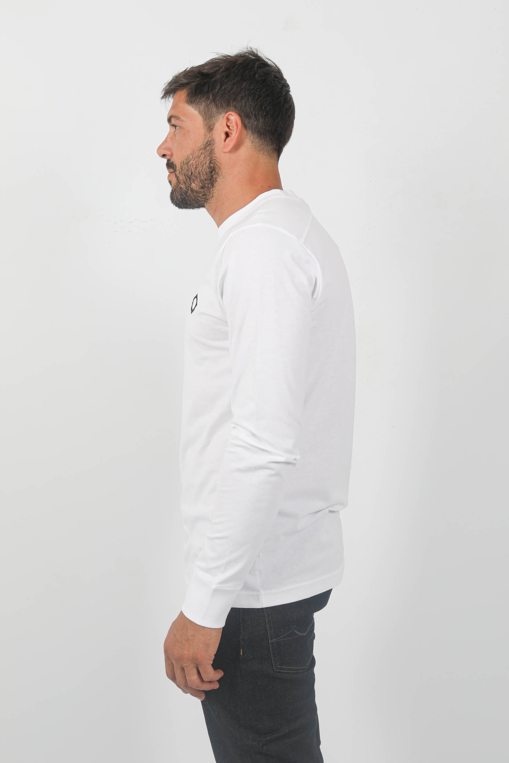 T-SHIRT MANCHES LONGUES MASTRUM BLANC MAS8372-M100