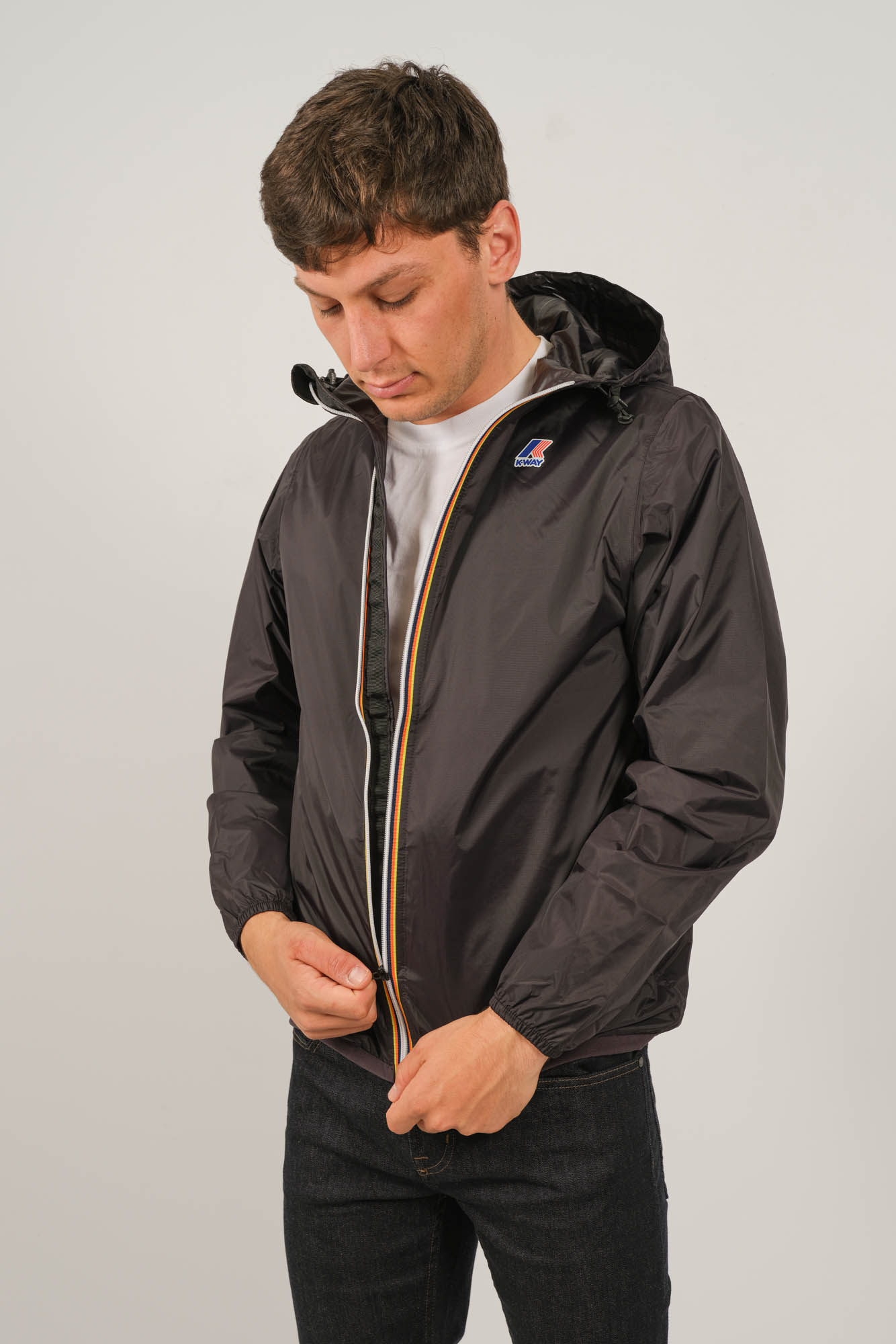 BLOUSON K-WAY NOIR K004BD0-USY