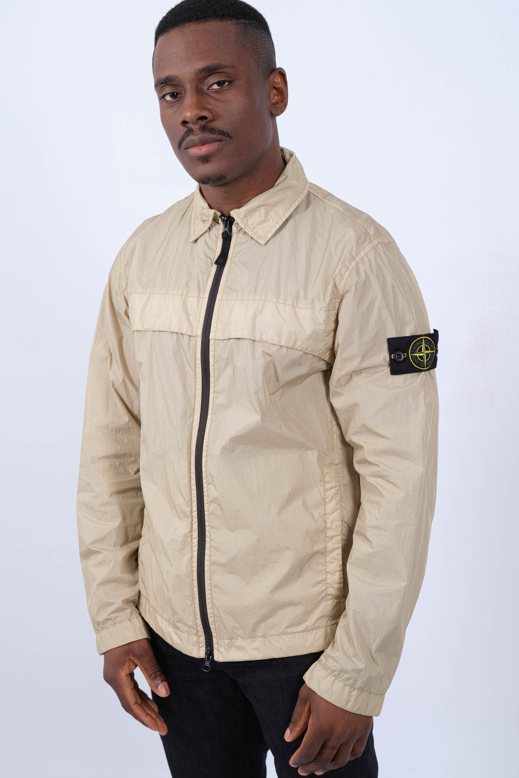 SURCHEMISE STONE ISLAND BEIGE 801510522-V0095