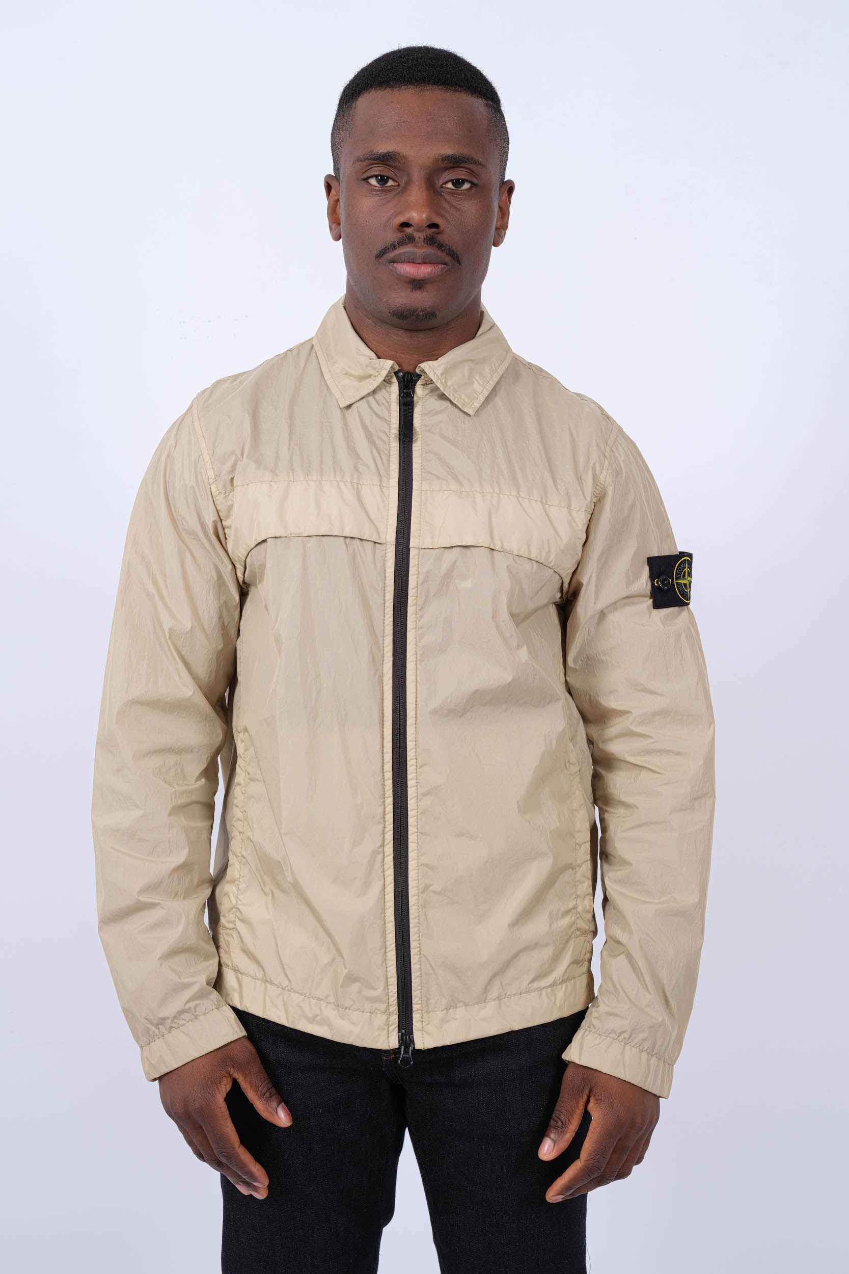 SURCHEMISE STONE ISLAND BEIGE 801510522-V0095