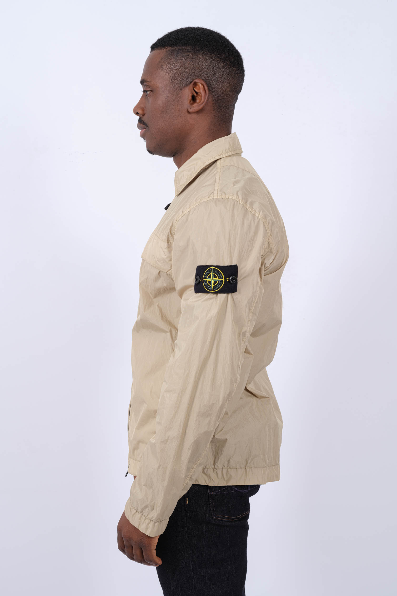 SURCHEMISE STONE ISLAND BEIGE 801510522-V0095