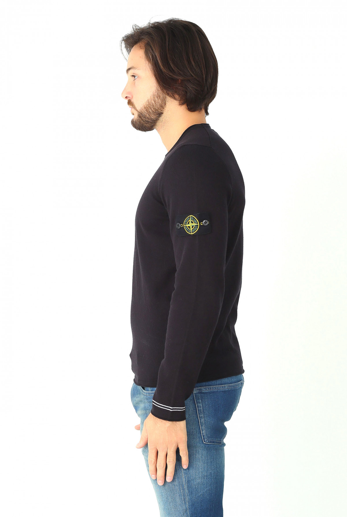 PULL STONE ISLAND NOIR 6815569B9V0020